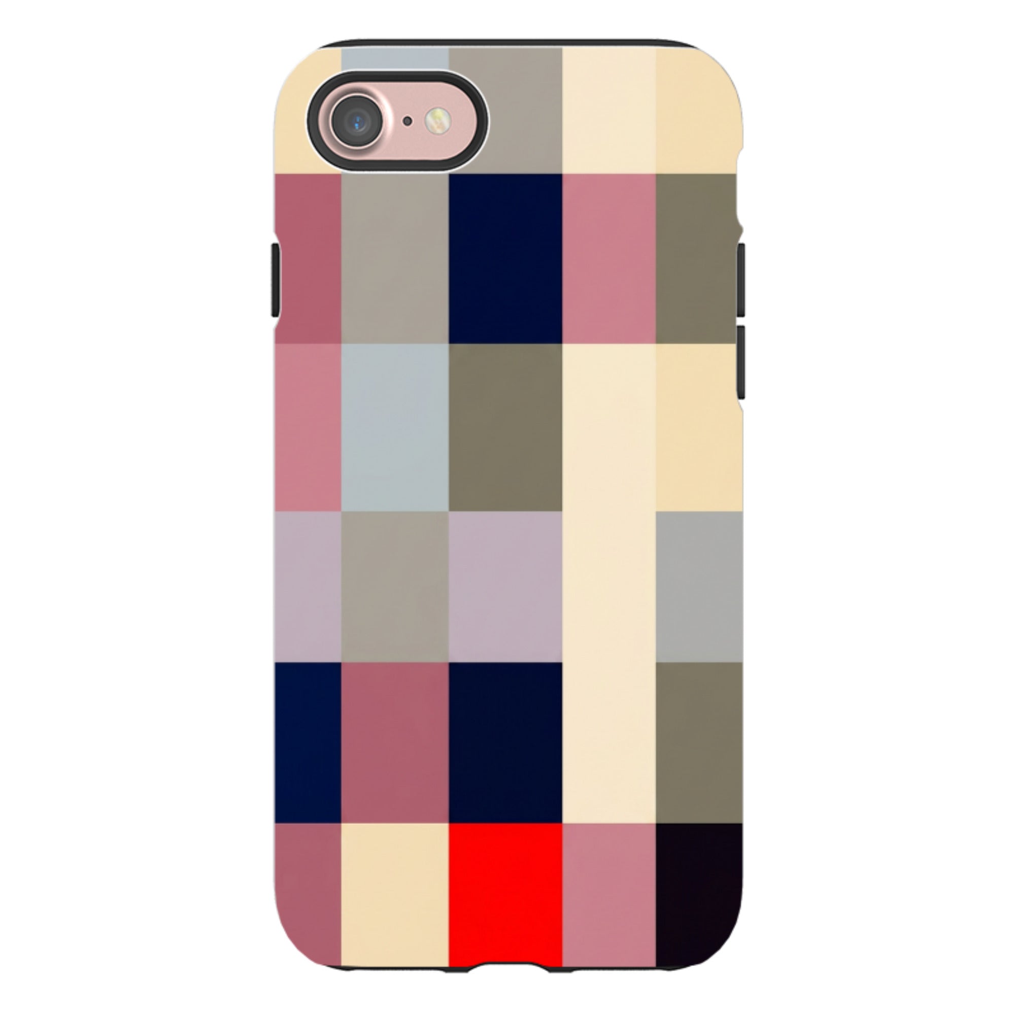 iPhone Tough Case - Retro Plaid