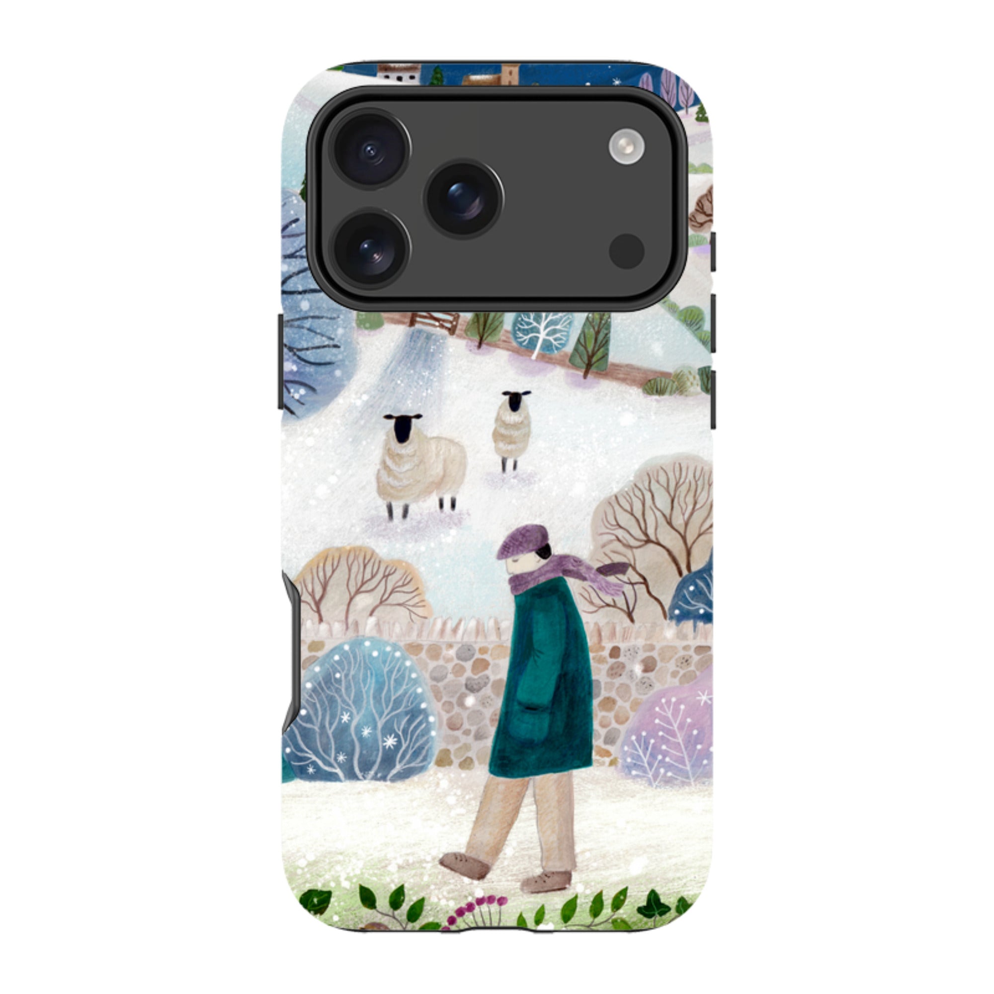 iPhone MagSafe Tough Case -  Across Snowy Fields By Bex Parkin