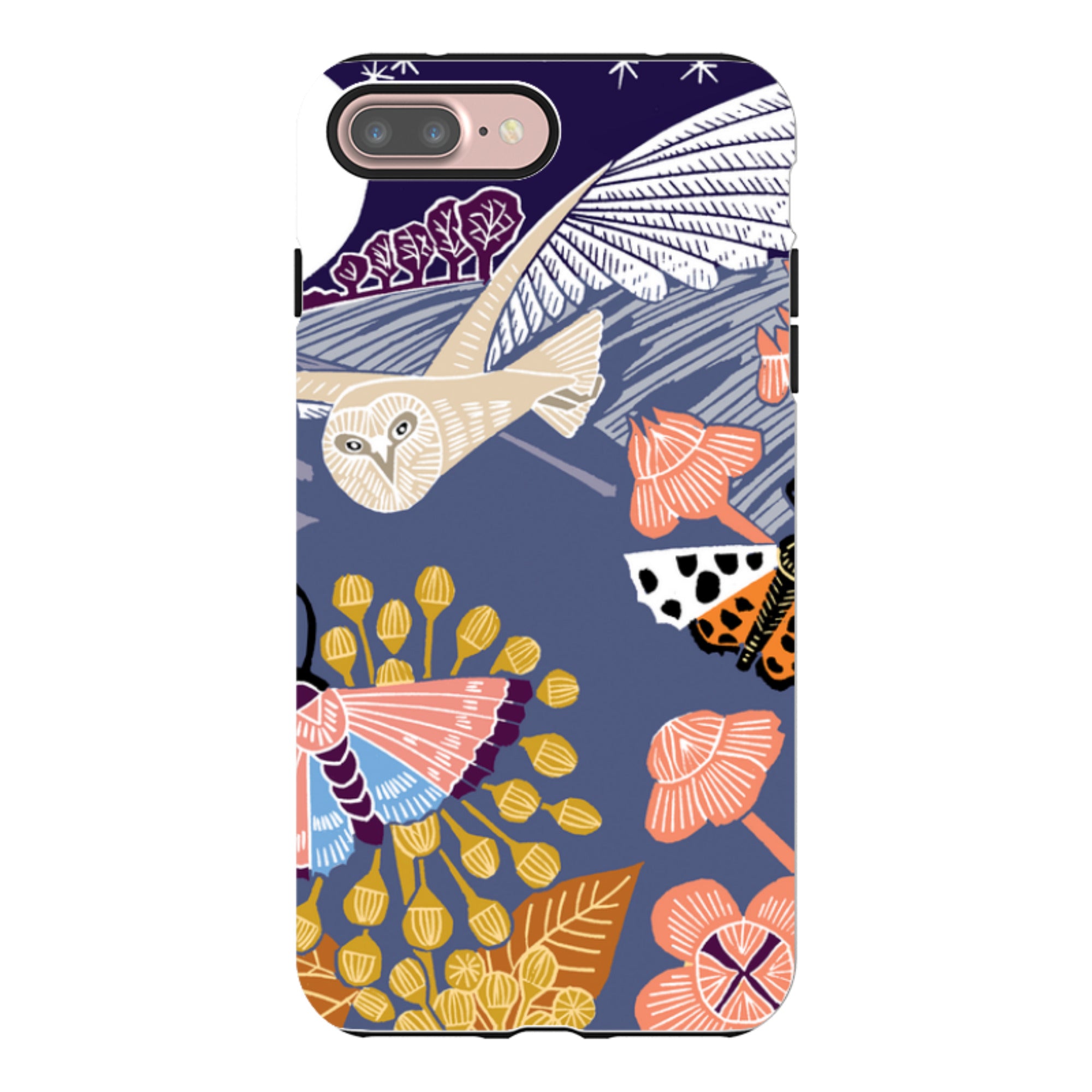 iPhone Tough Case - Evening Barn Owl By Kate Heiss
