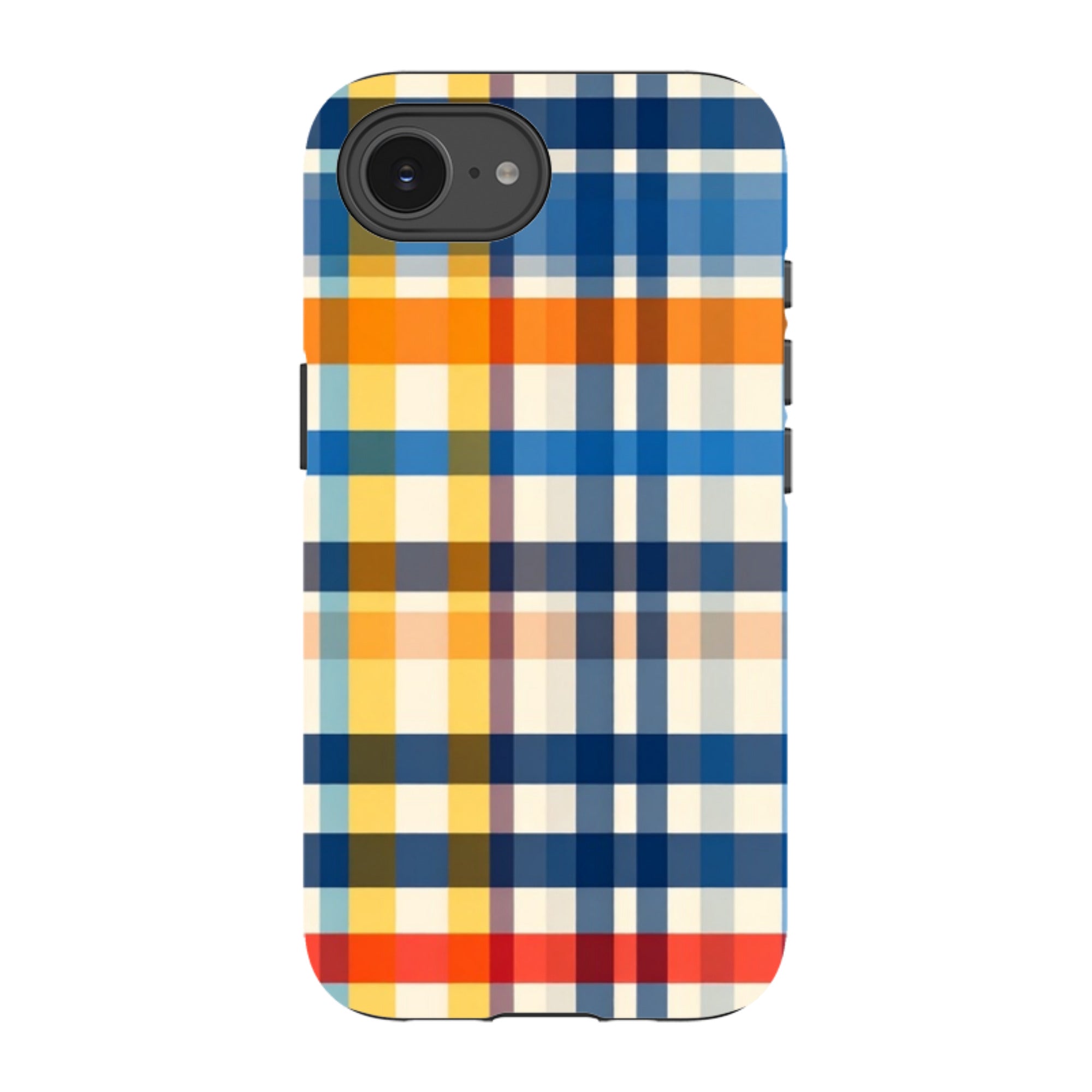 iPhone Tough Case - Barcelona Gingham