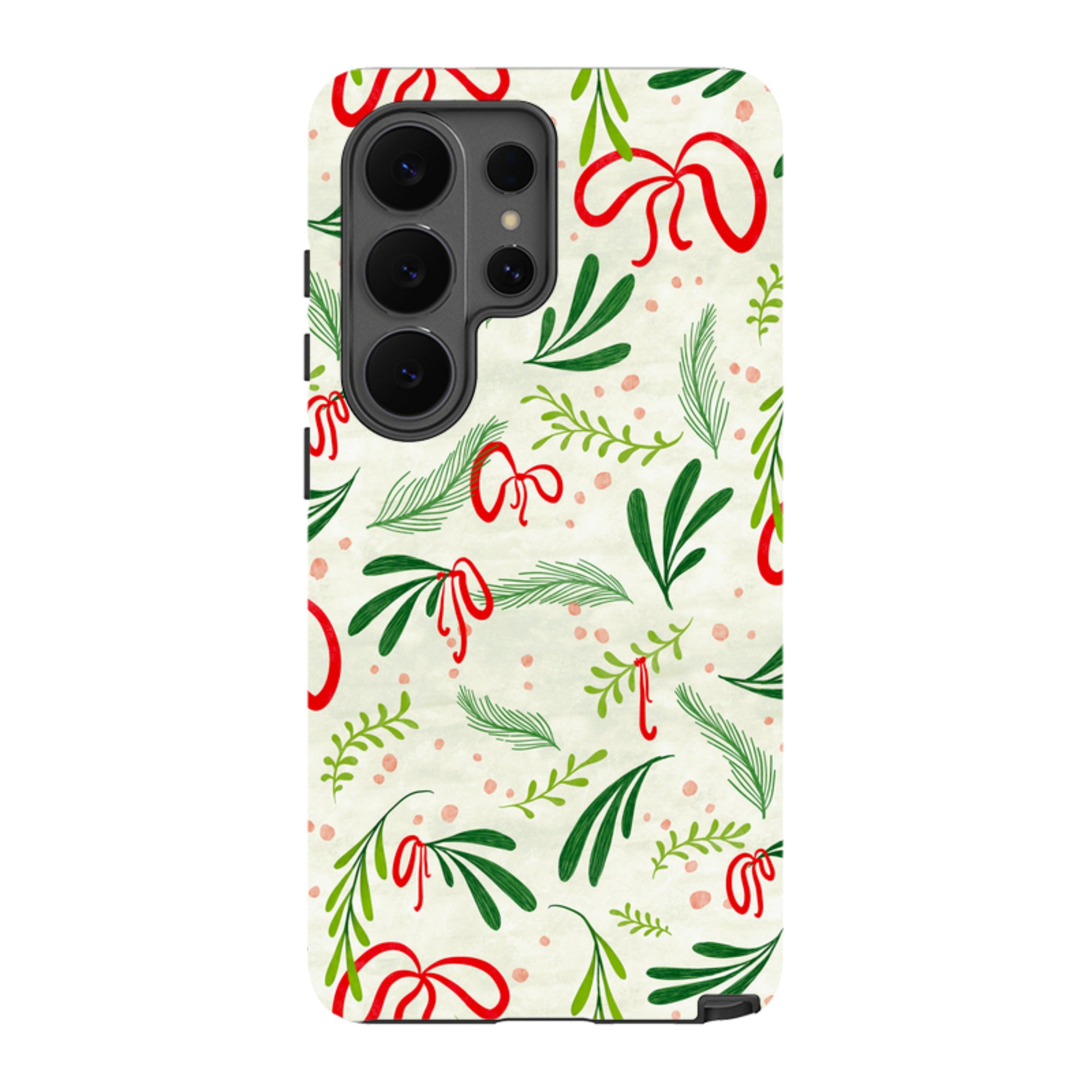 Samsung Tough Case - Christmas Bows By Katherine Quinn