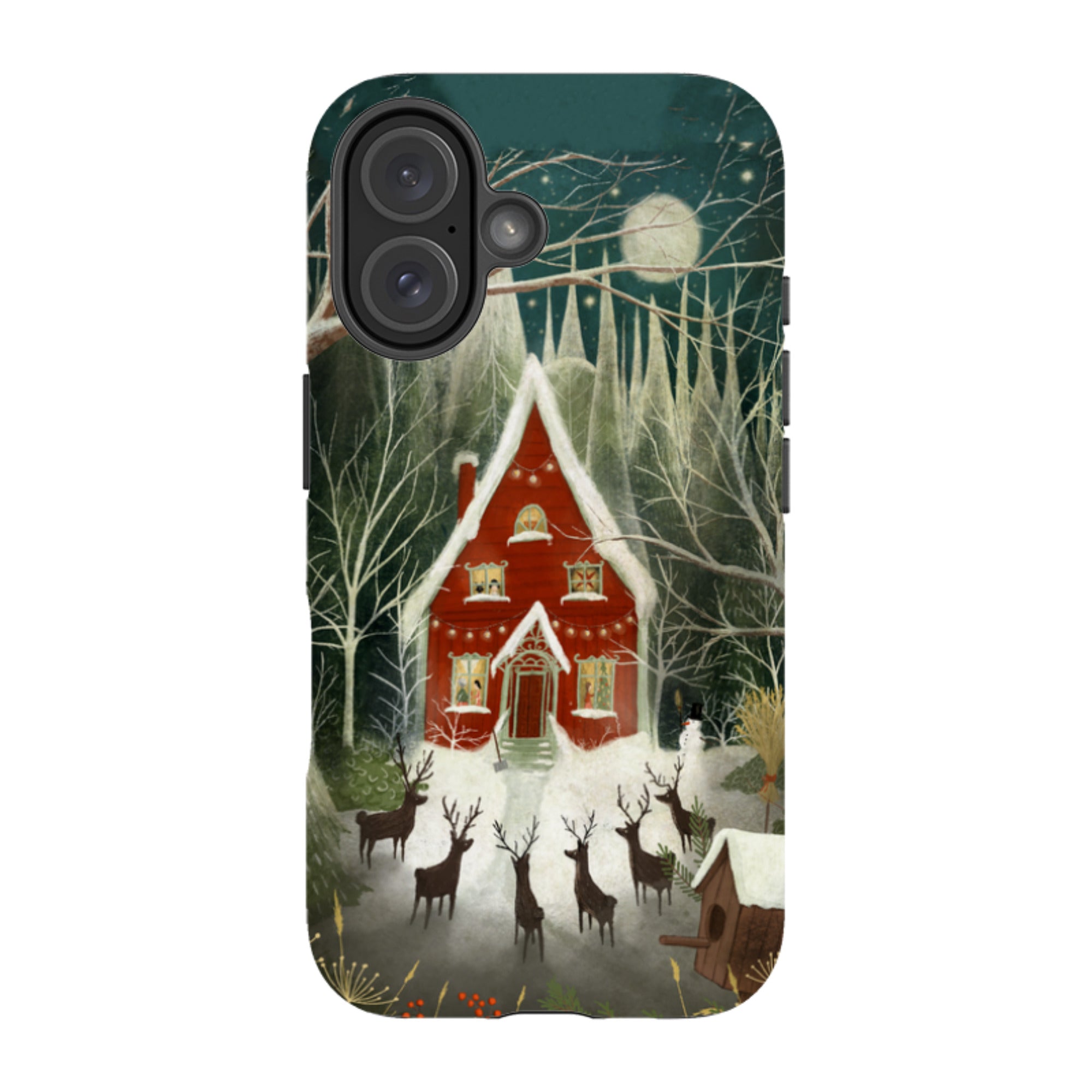 iPhone MagSafe Tough Case - Christmas Garden Night By Maja Lindberg