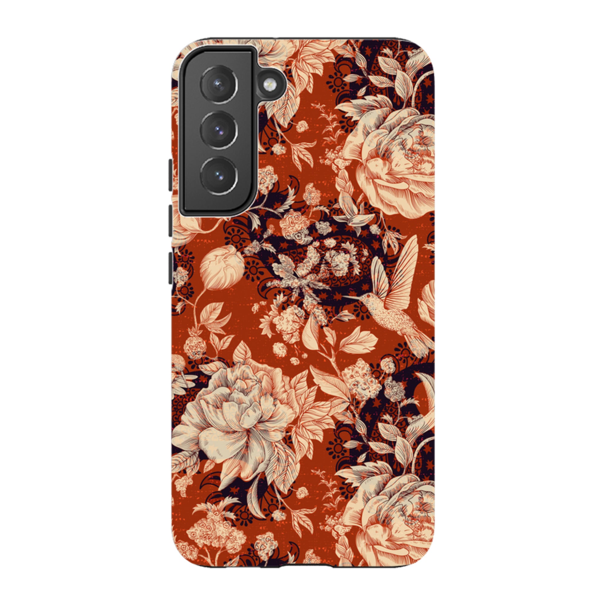 Samsung Tough Case - Brown Peonies