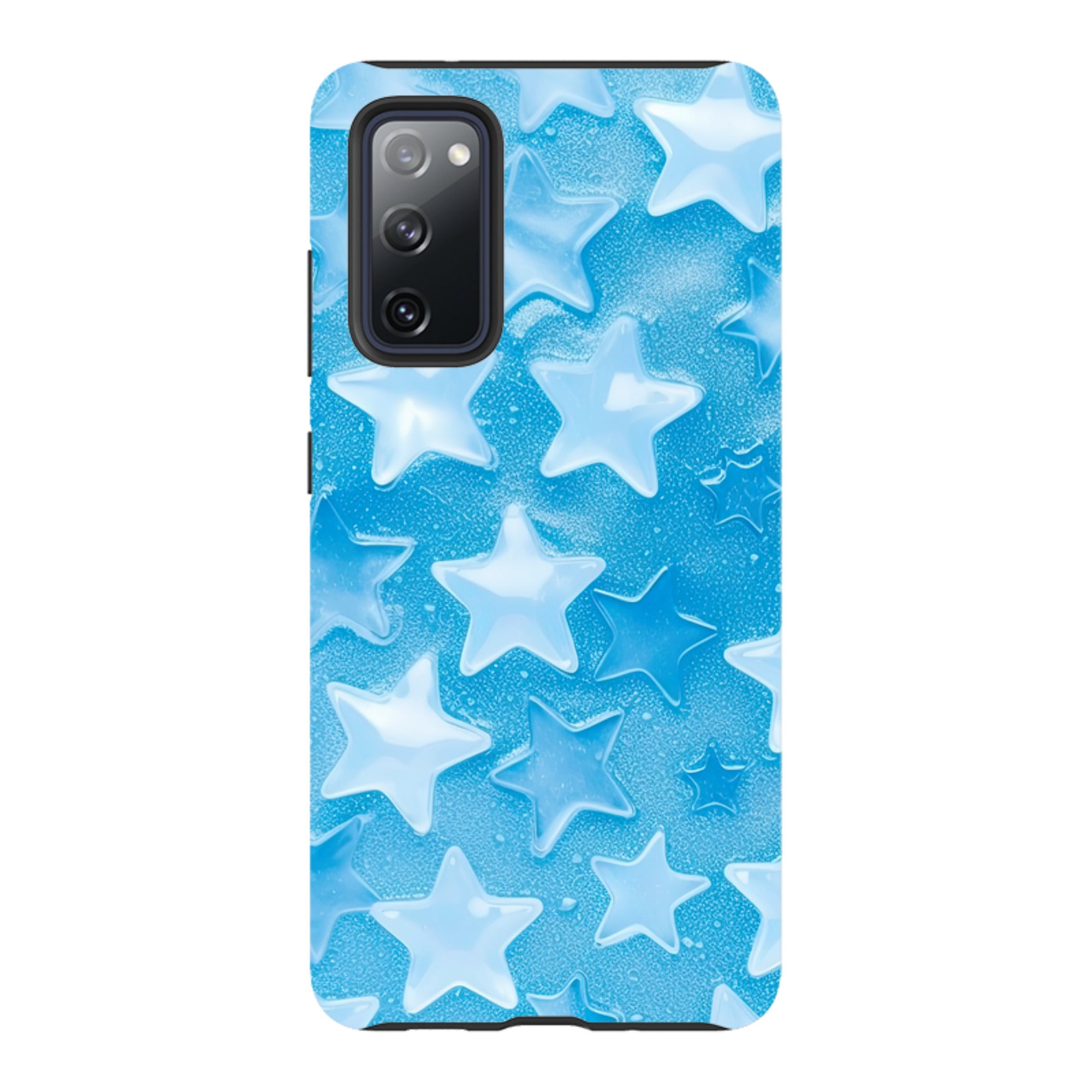 Samsung Tough Case - Blue Stars I  (Case Does Not Glitter)