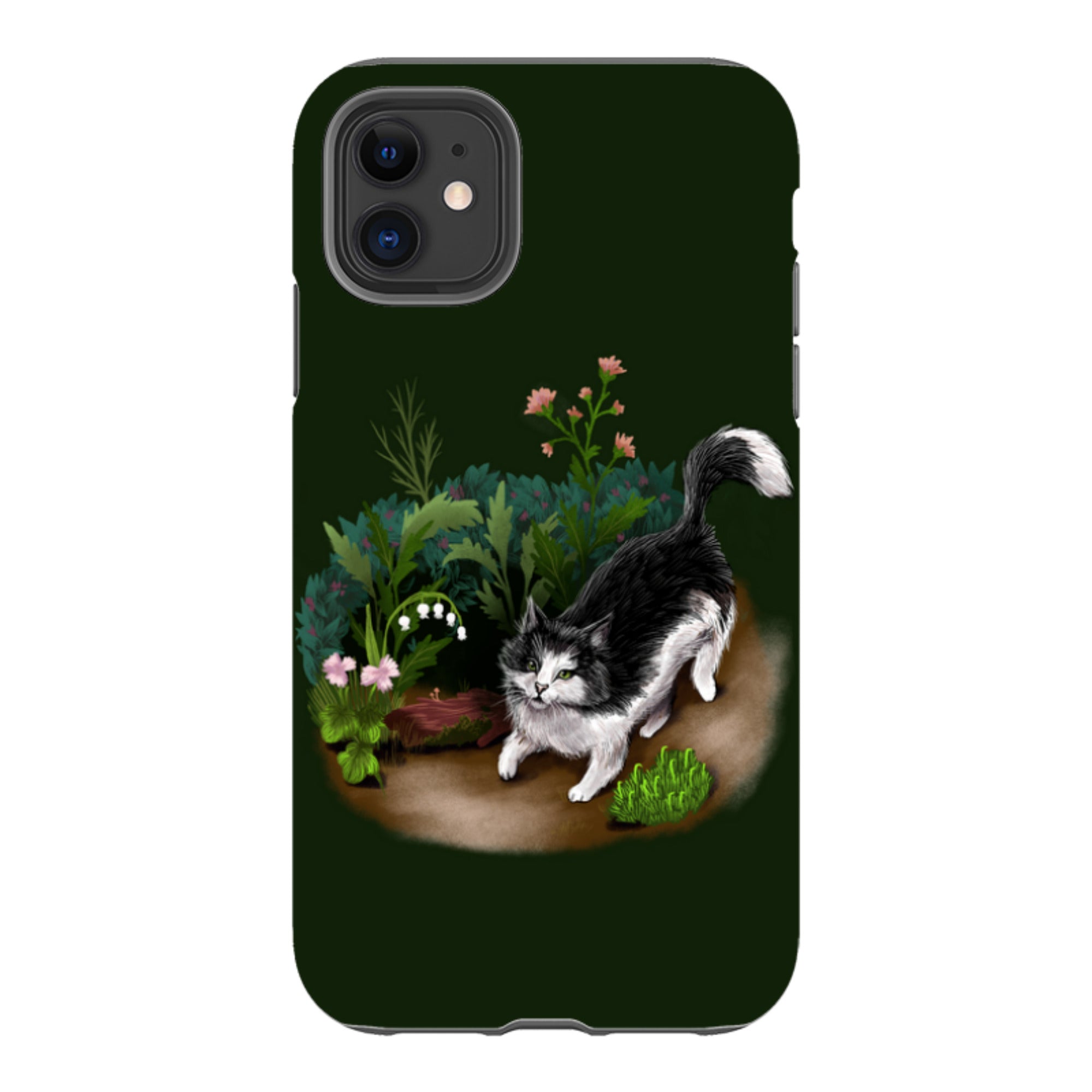 iPhone Tough Case - Munchkin Cat By Anna Stead