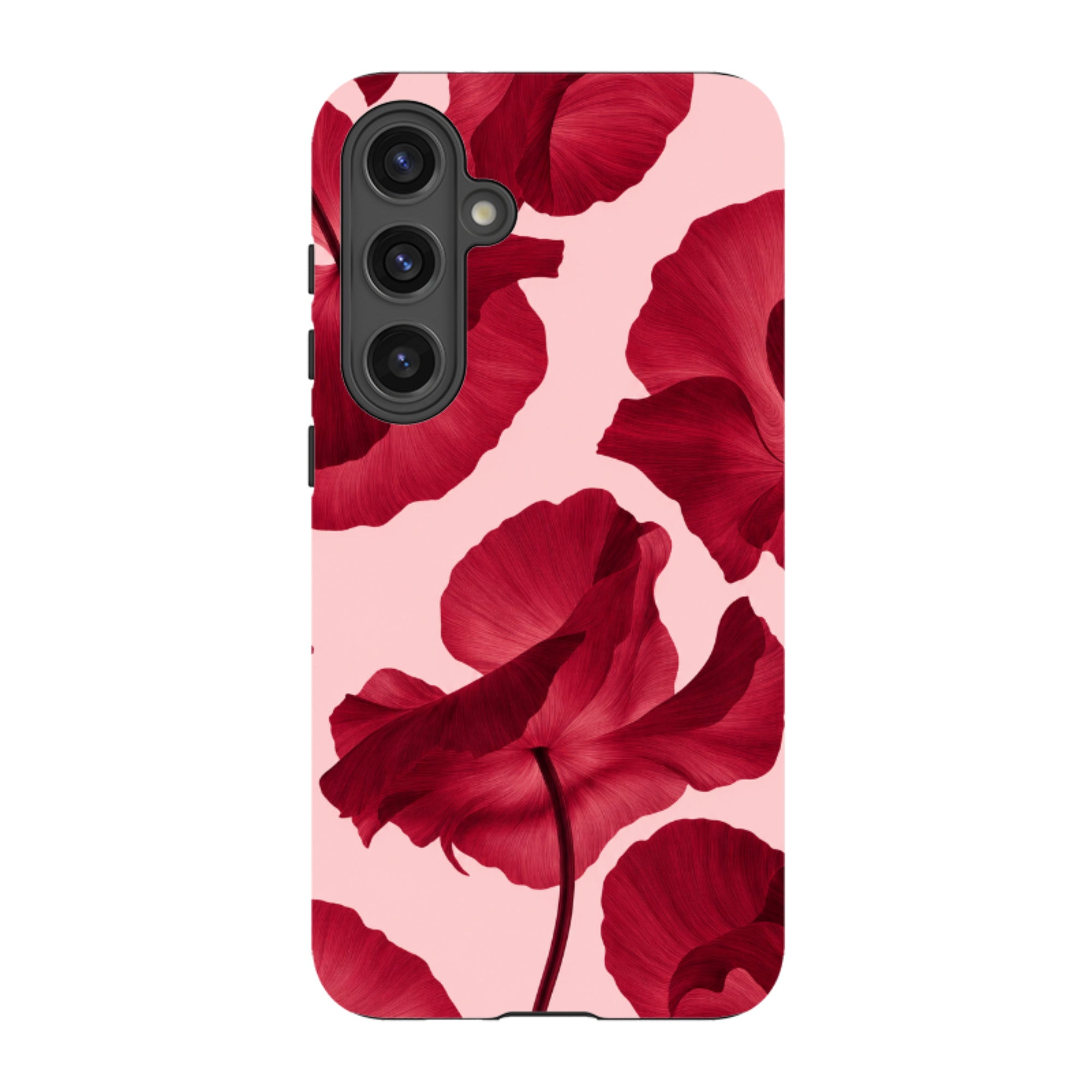 Samsung Tough Case - Burgundy Poppy
