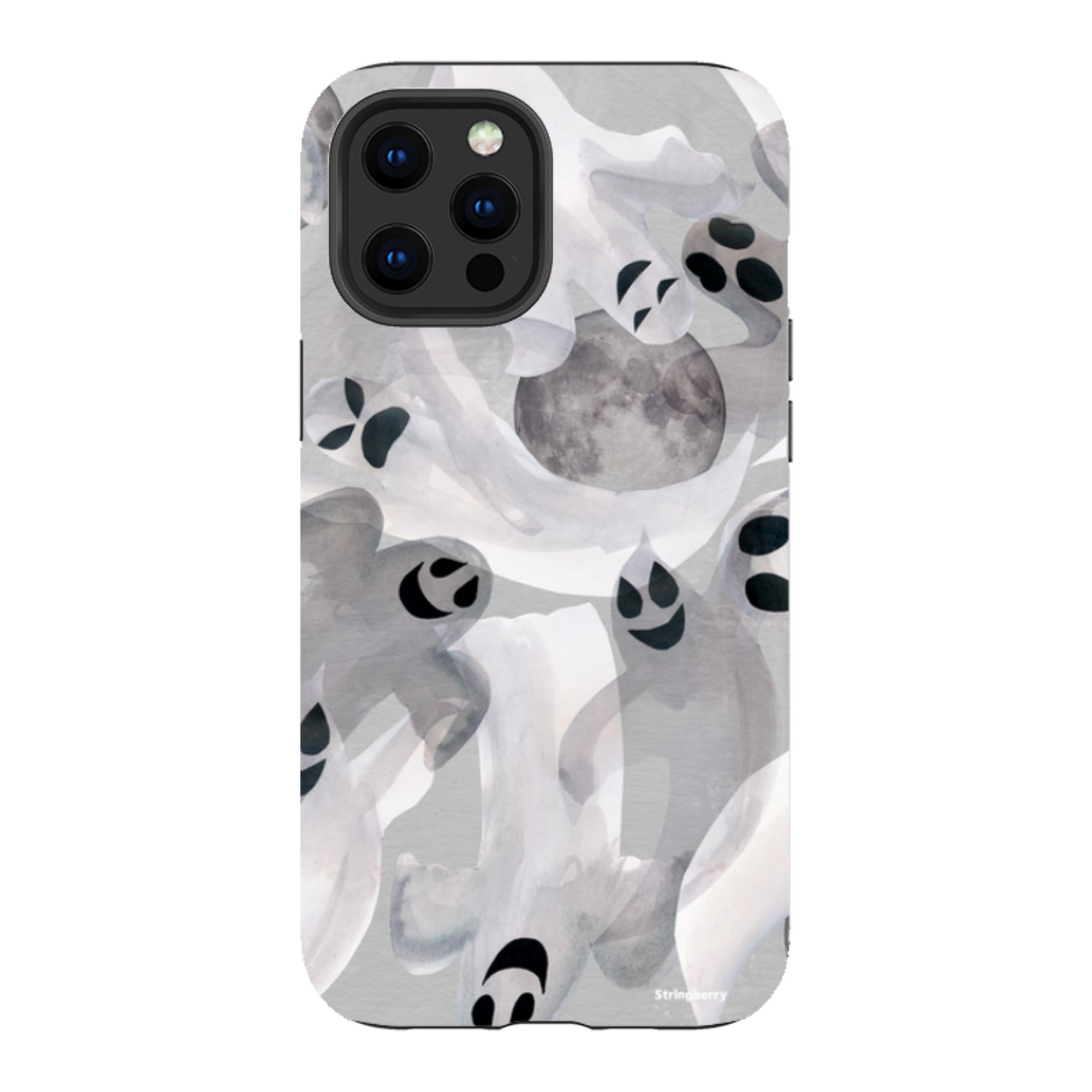 iPhone Tough Case - Ghosts and Moons By Tracey English