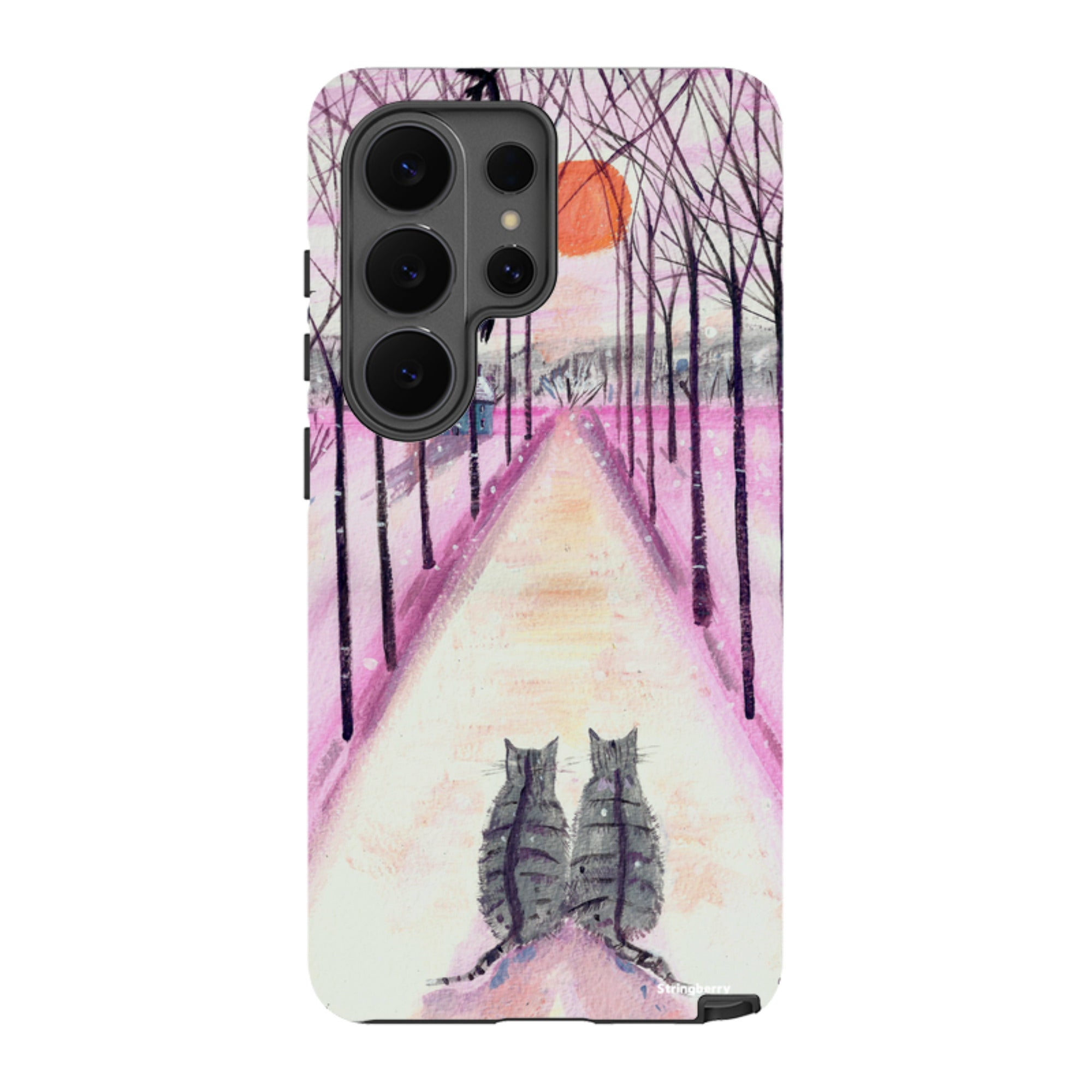Samsung Tough Case - Winter Cats By Mary Stubberfield