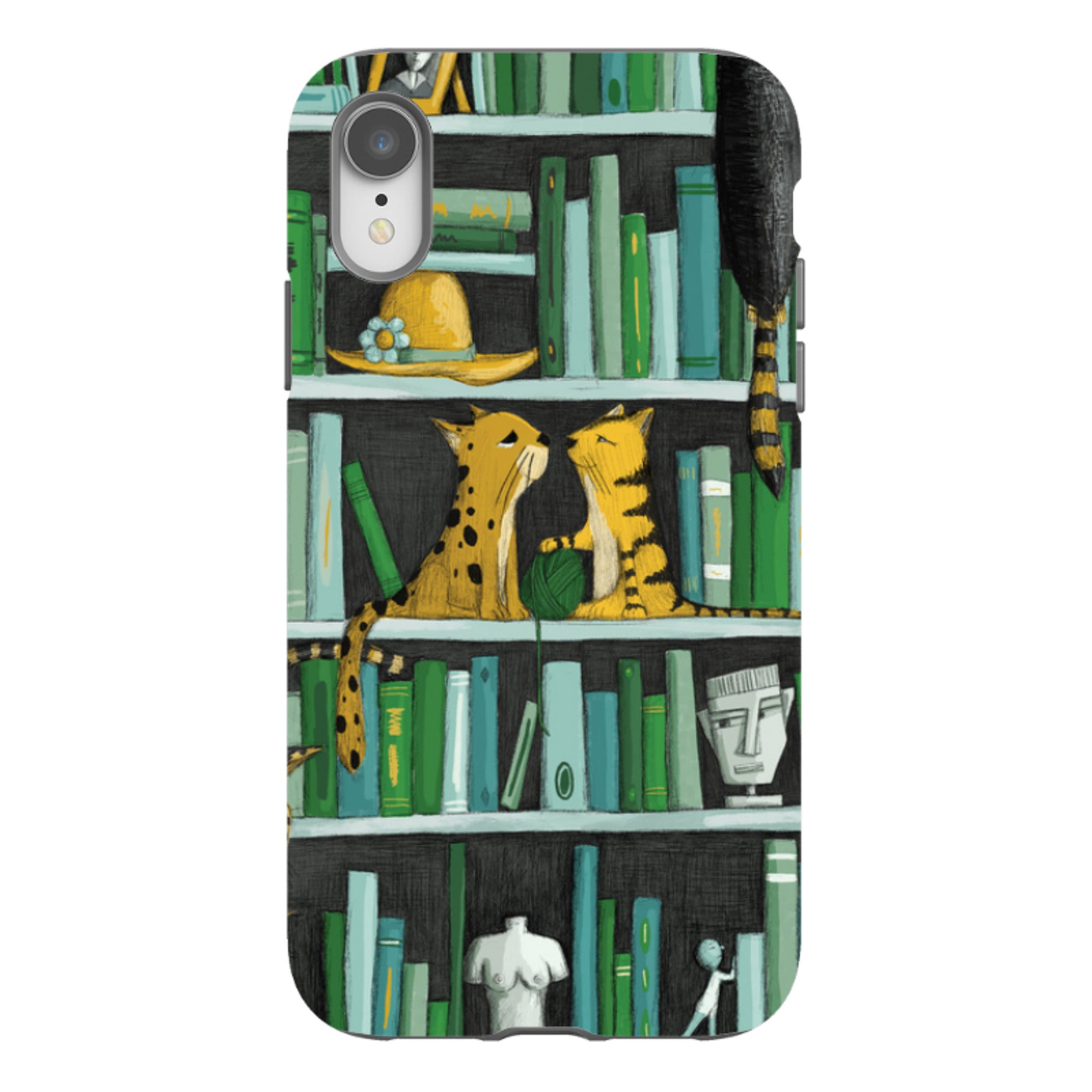 iPhone Tough Case - Library Friends By Maja Lindberg