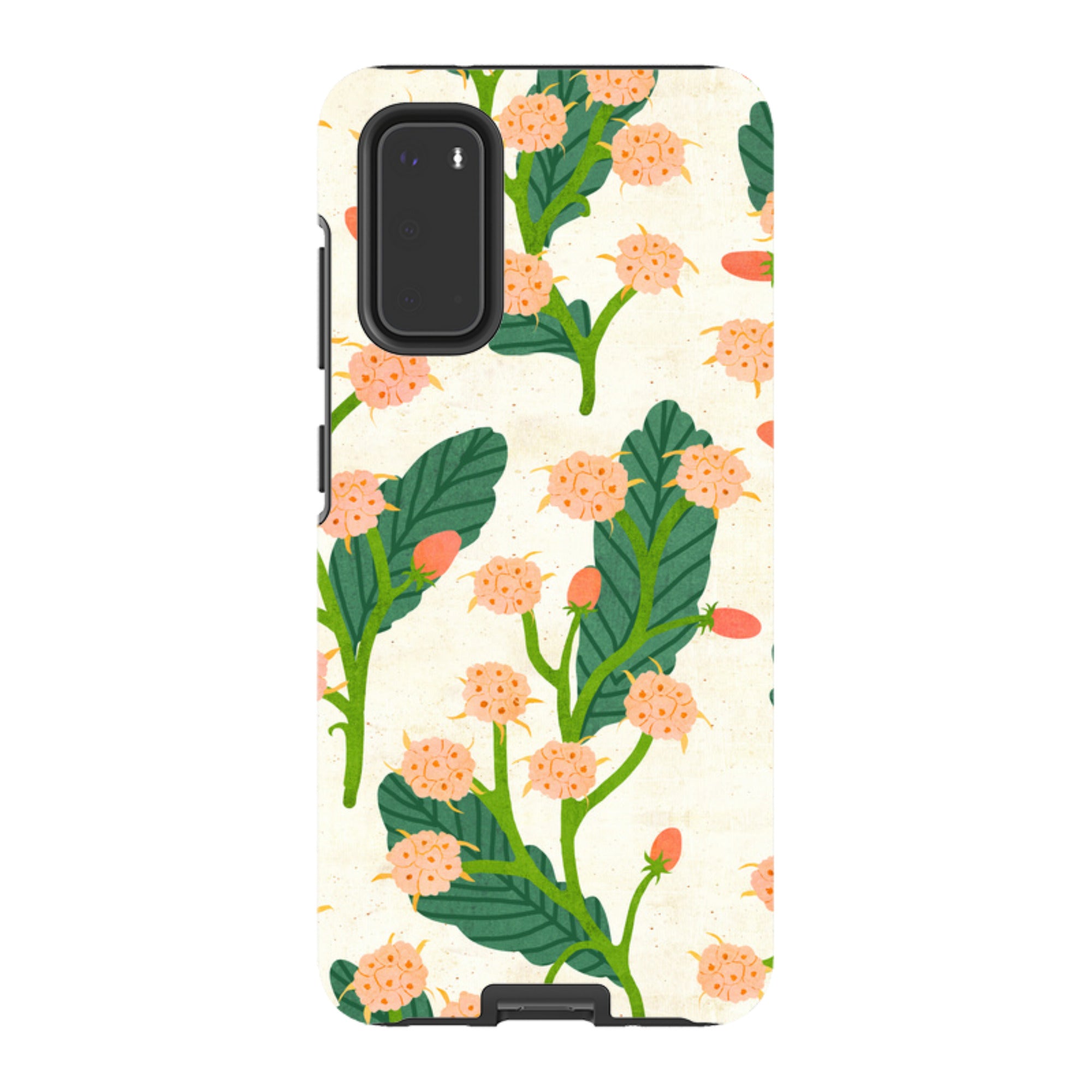 Samsung Tough Case - Summer Seeds Cream By Katherine Quinn