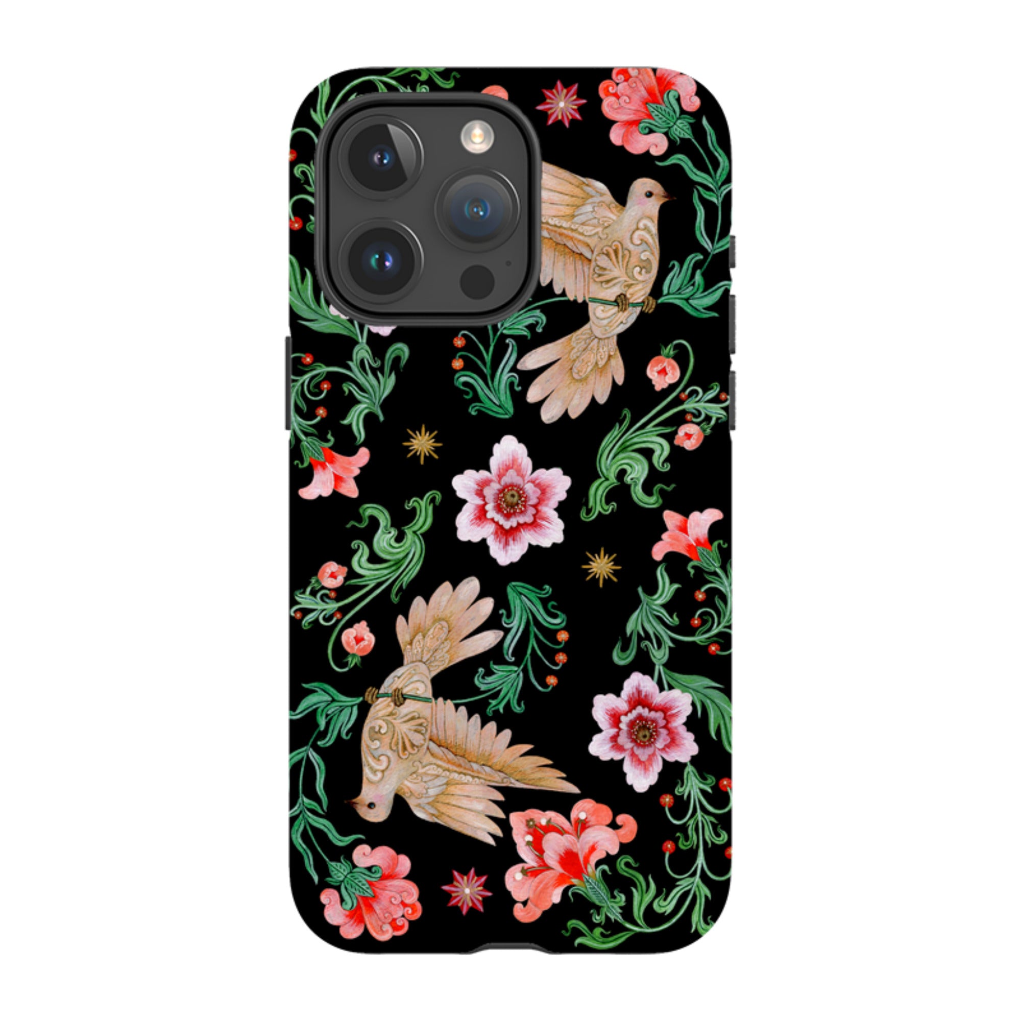 iPhone Tough  Case - Two Turtle Doves By Maria Matos