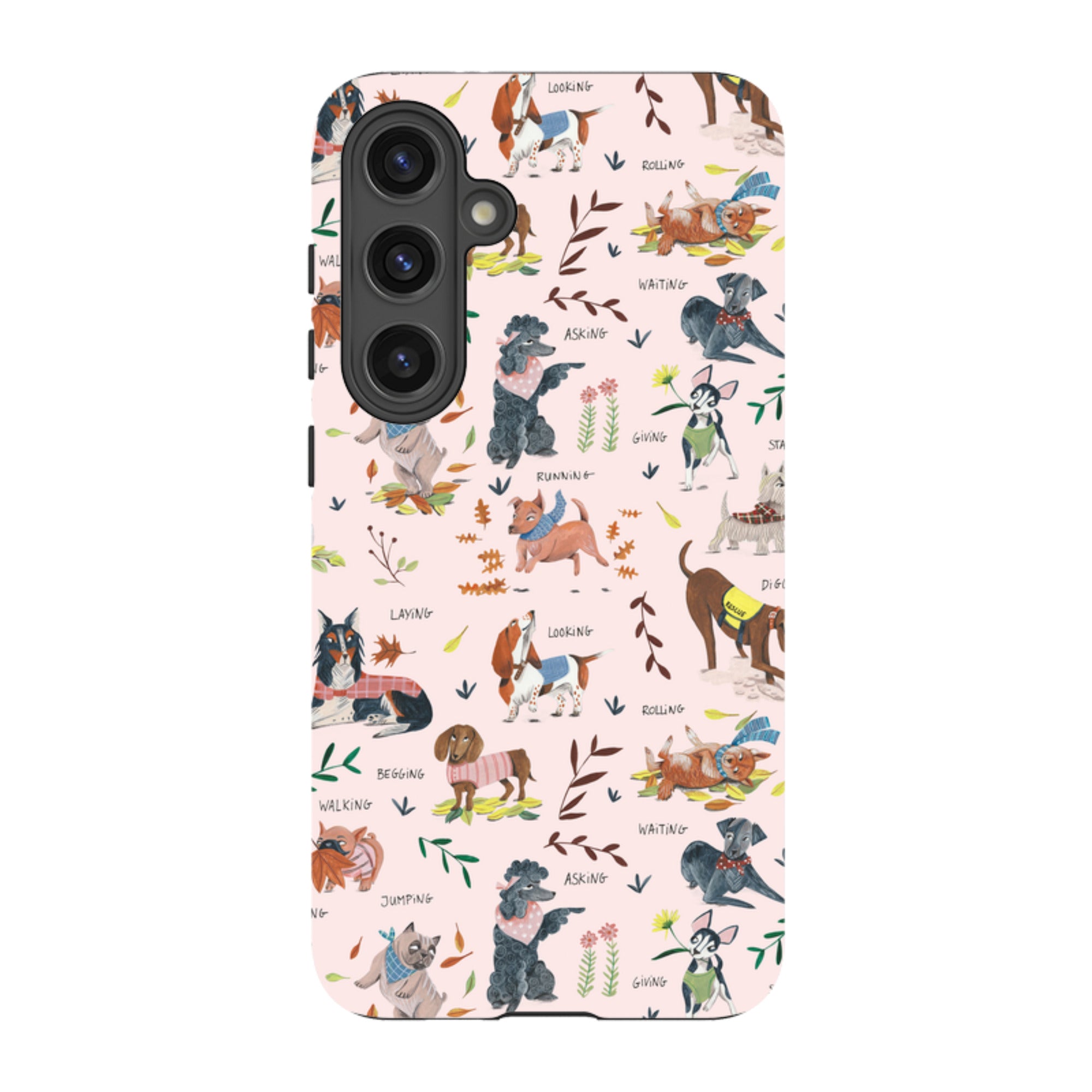 Samsung Tough Case - Dog Pattern By Caroline Bonne Muller