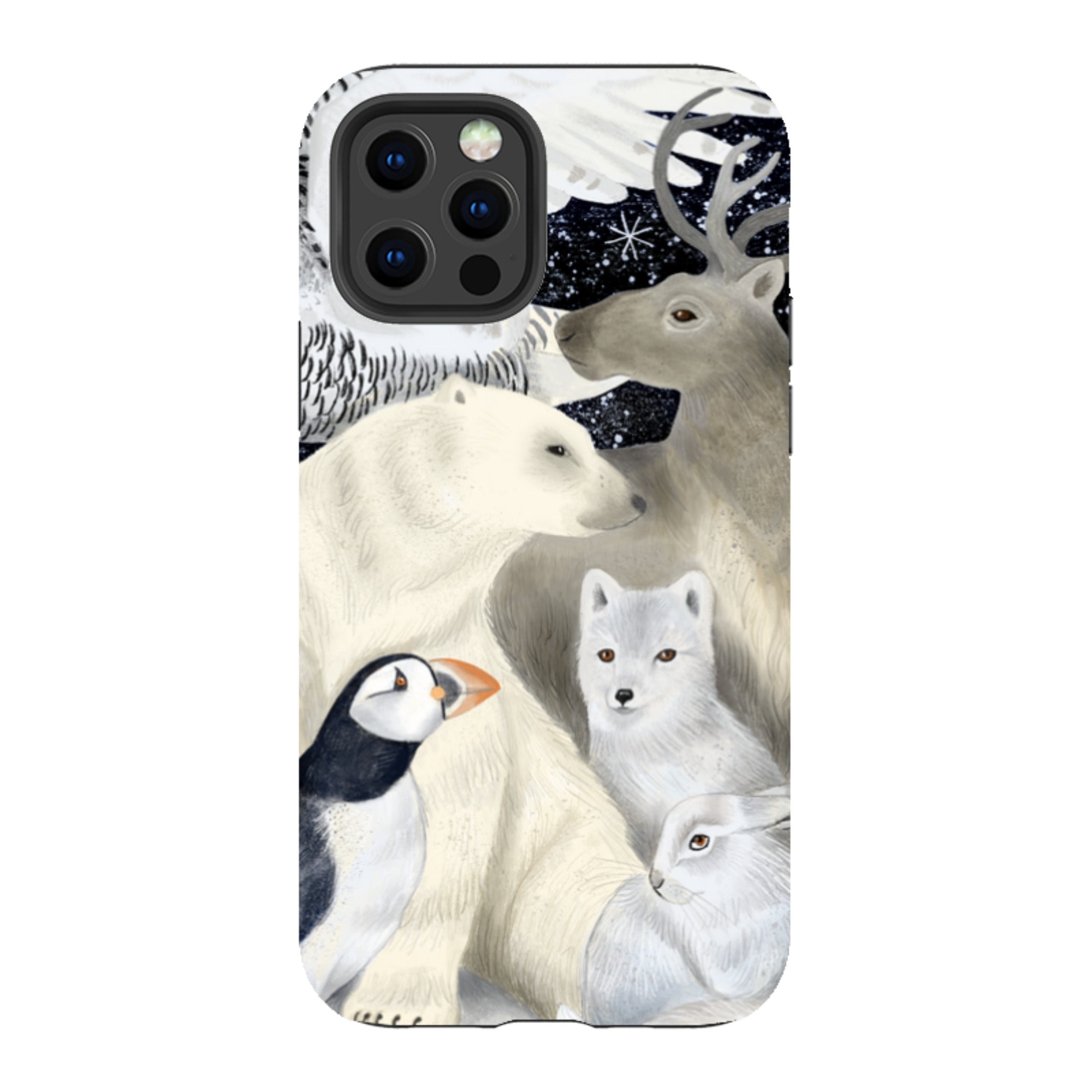 iPhone Tough Case - Creatures Of The North By Bex Parkin