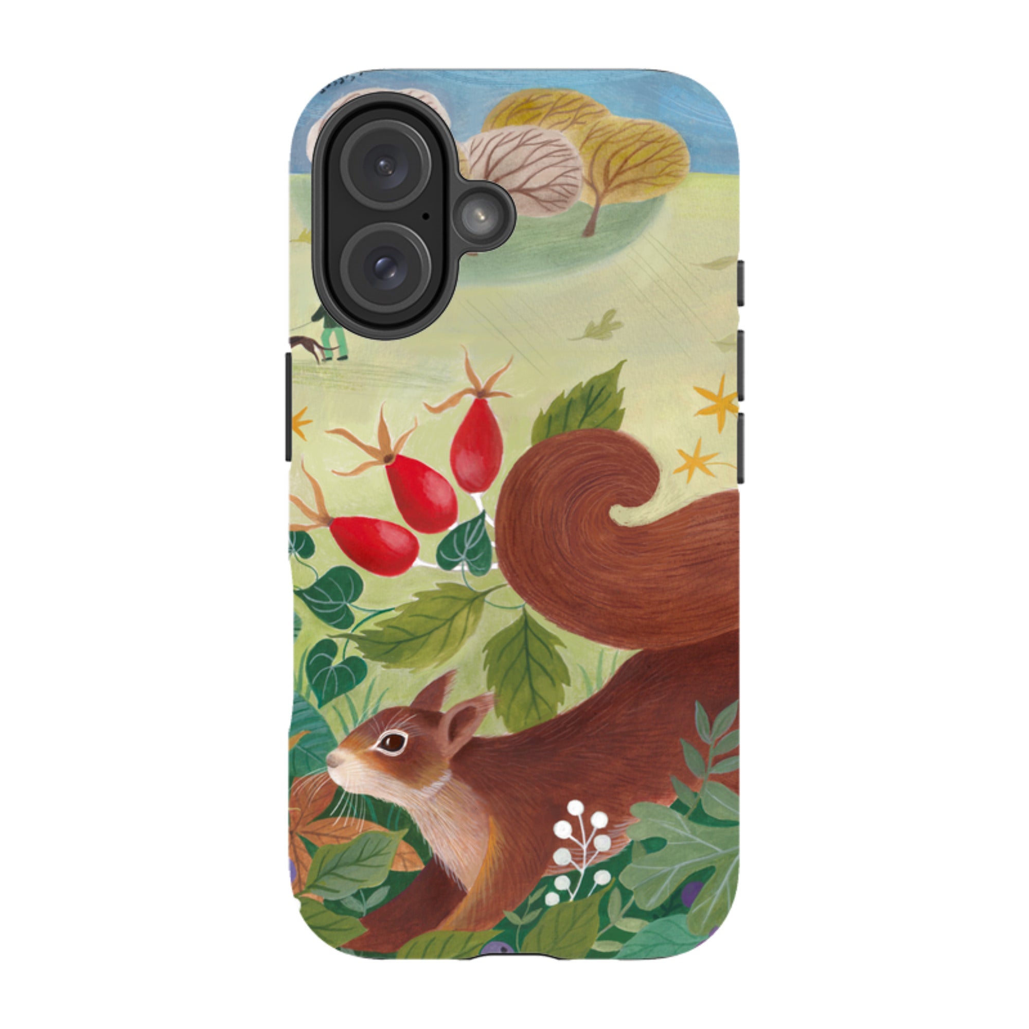 iPhone Tough Case - Autumn Squirrel By Bex Parkin