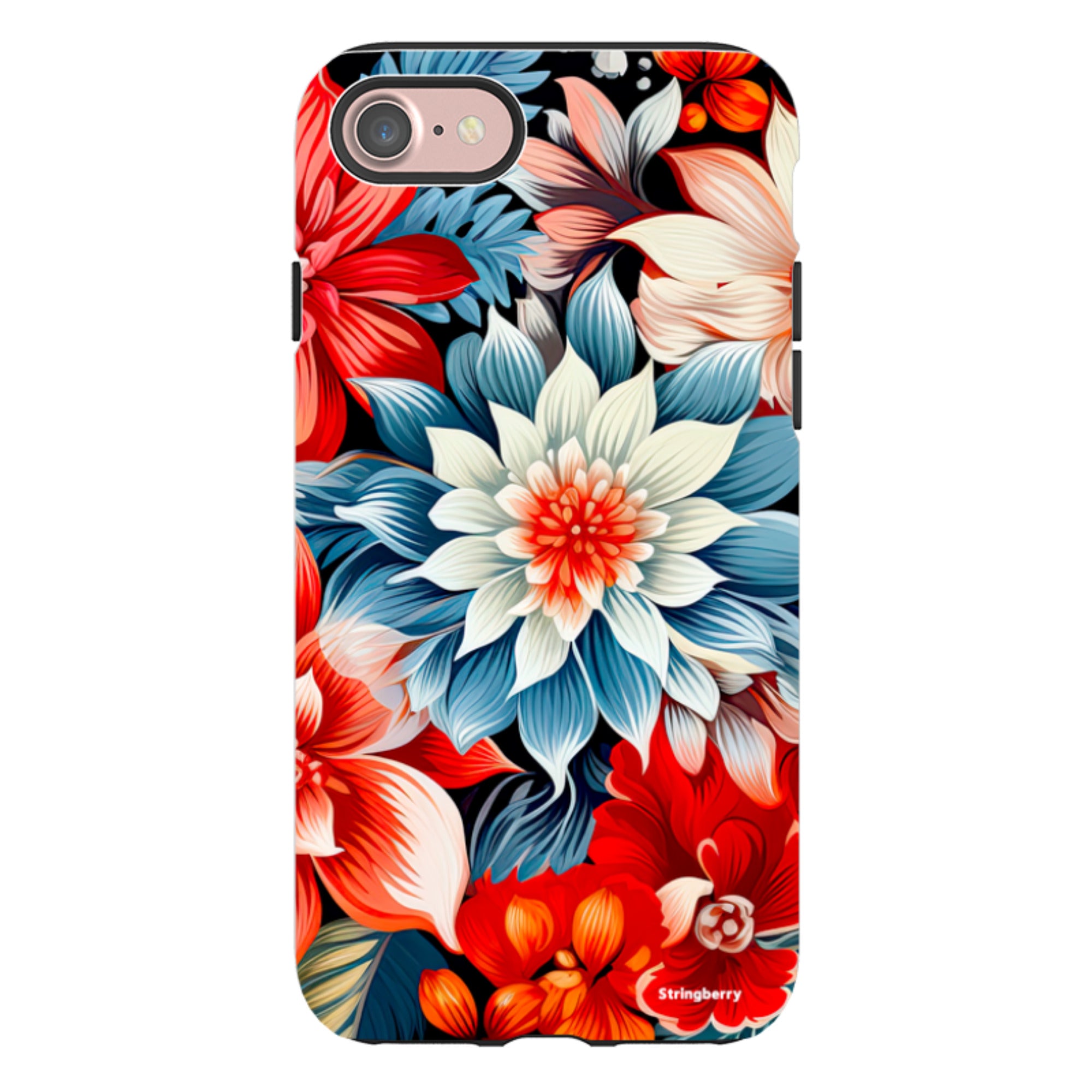 iPhone Tough Case - Red Bells II