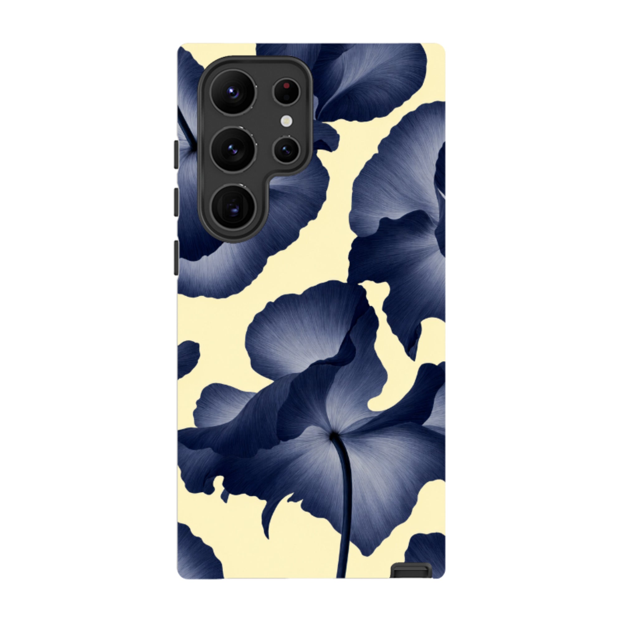 Samsung Tough Case - Navy Blue Poppy