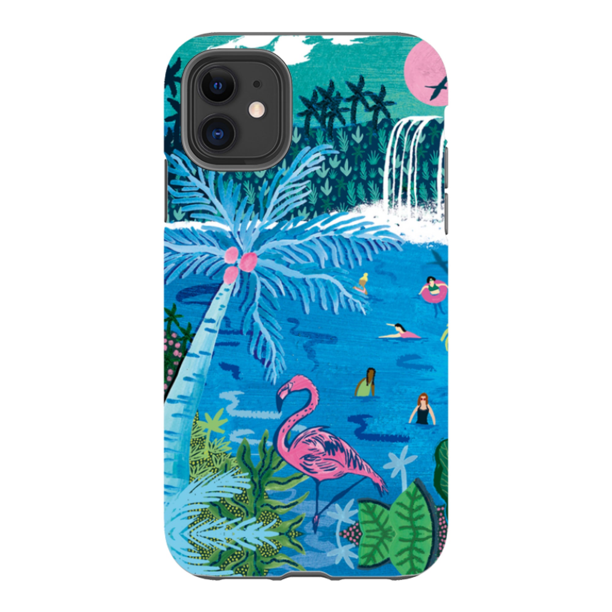 iPhone Tough Case - Palm Pool III By Emma Frances Grant
