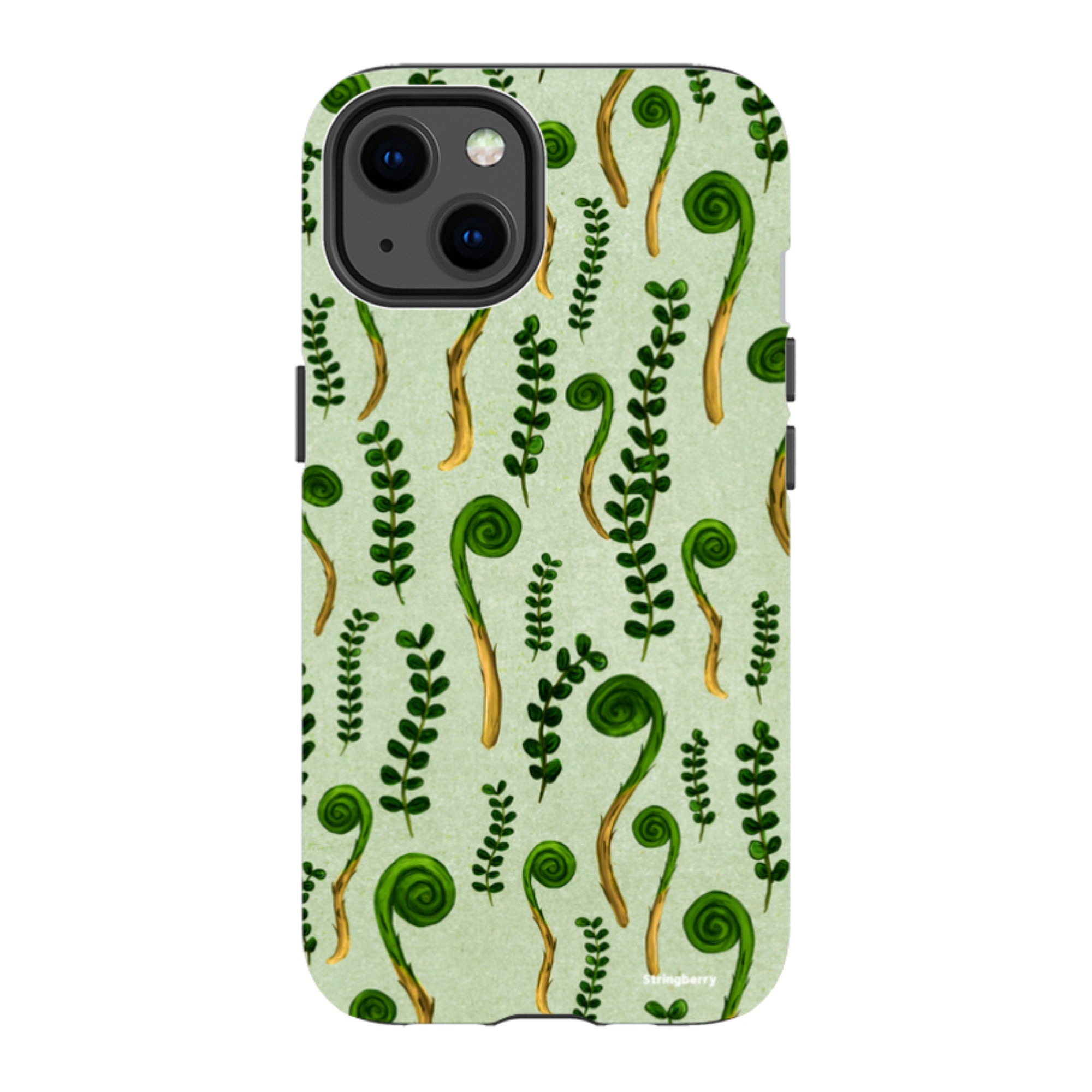 iPhone Tough Case - Fern Fronds By Katherine Quinn