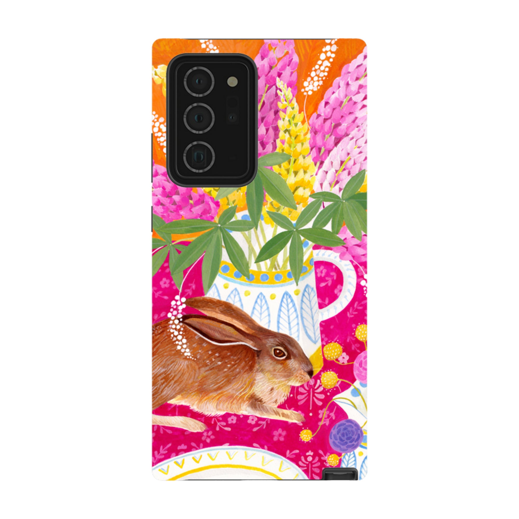 Samsung Tough Case - Rabbit Lupins By Bex Parkin