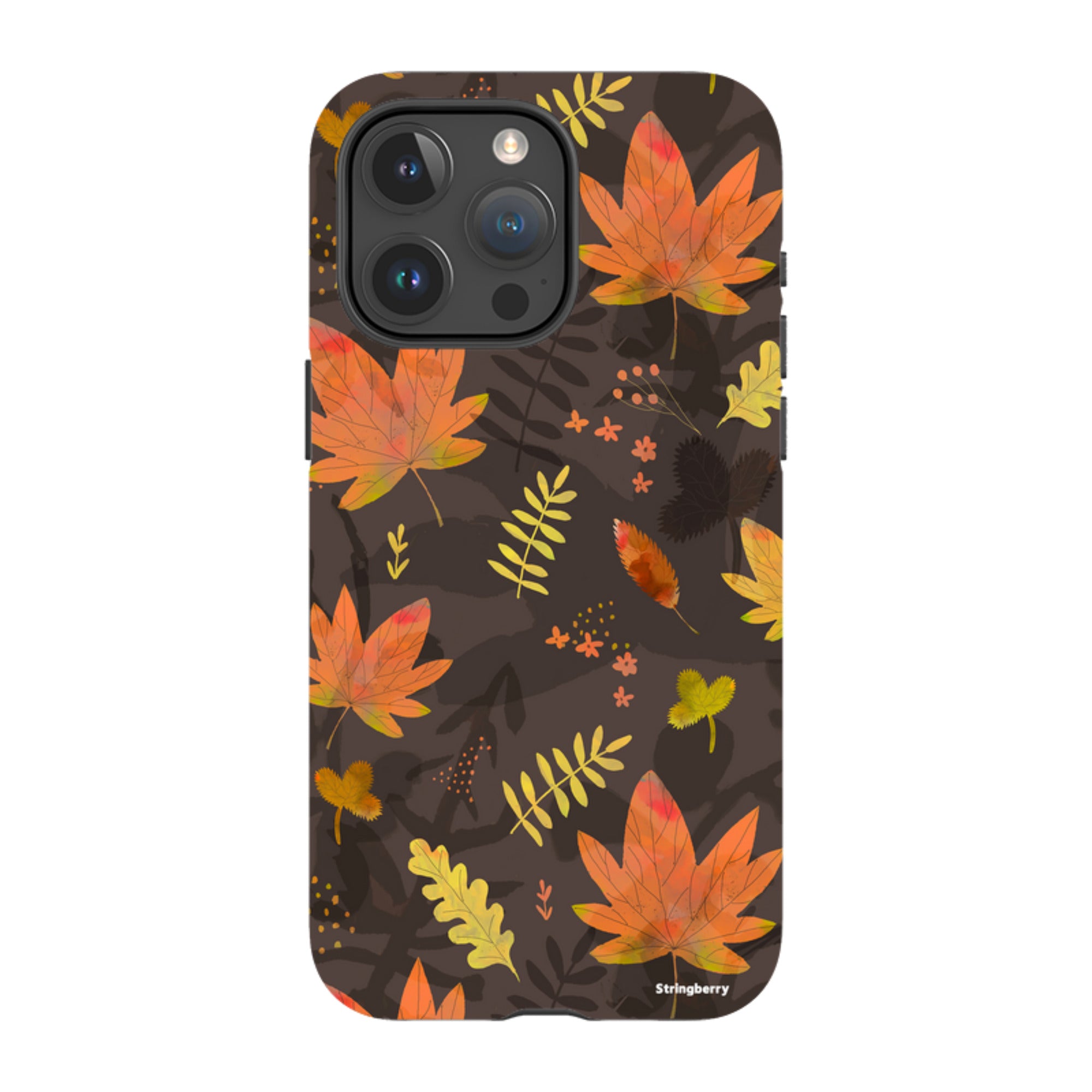 iPhone MagSafe Tough Case -  Autumn Leaves Yellow