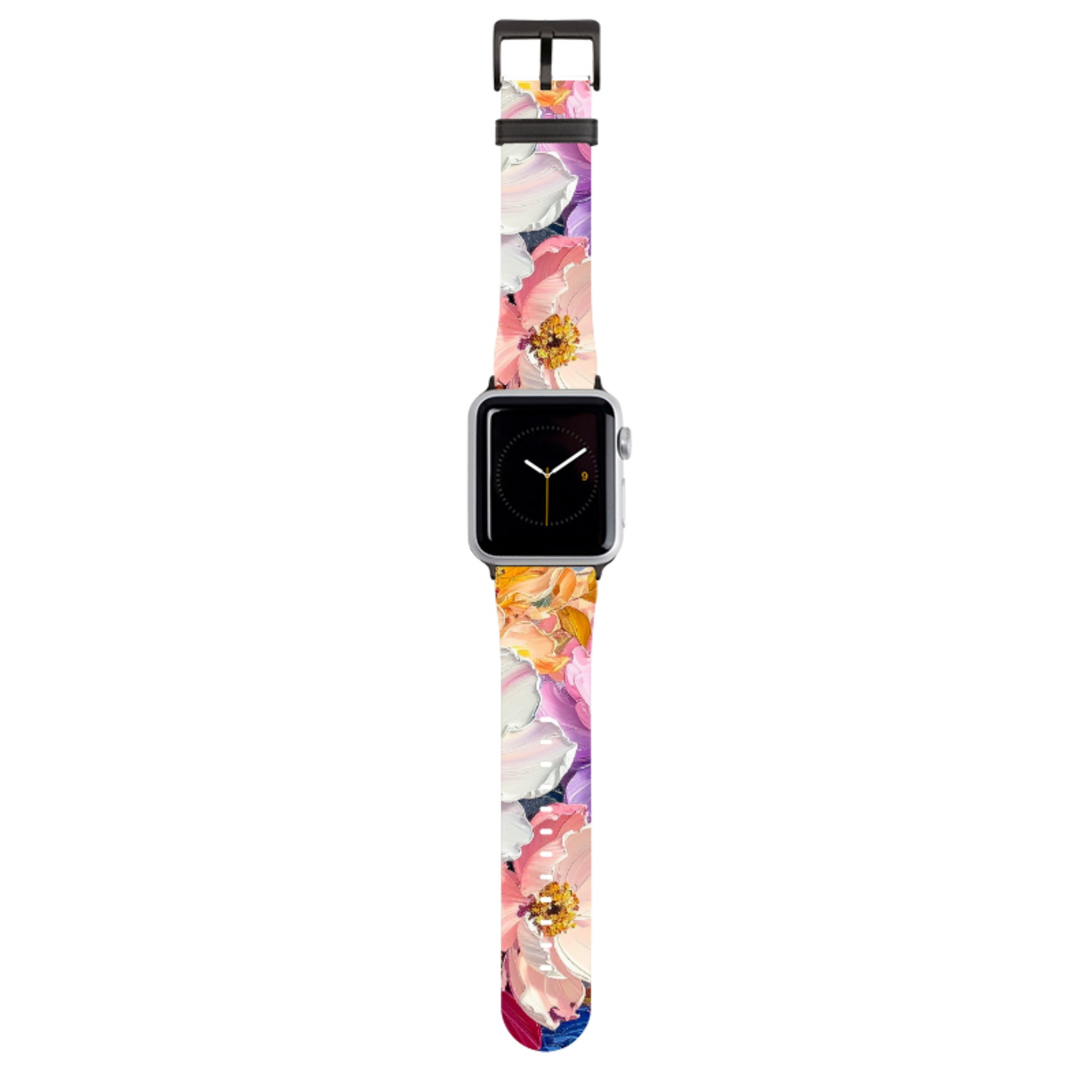 Summer Floral Saffron Apple Watch Strap