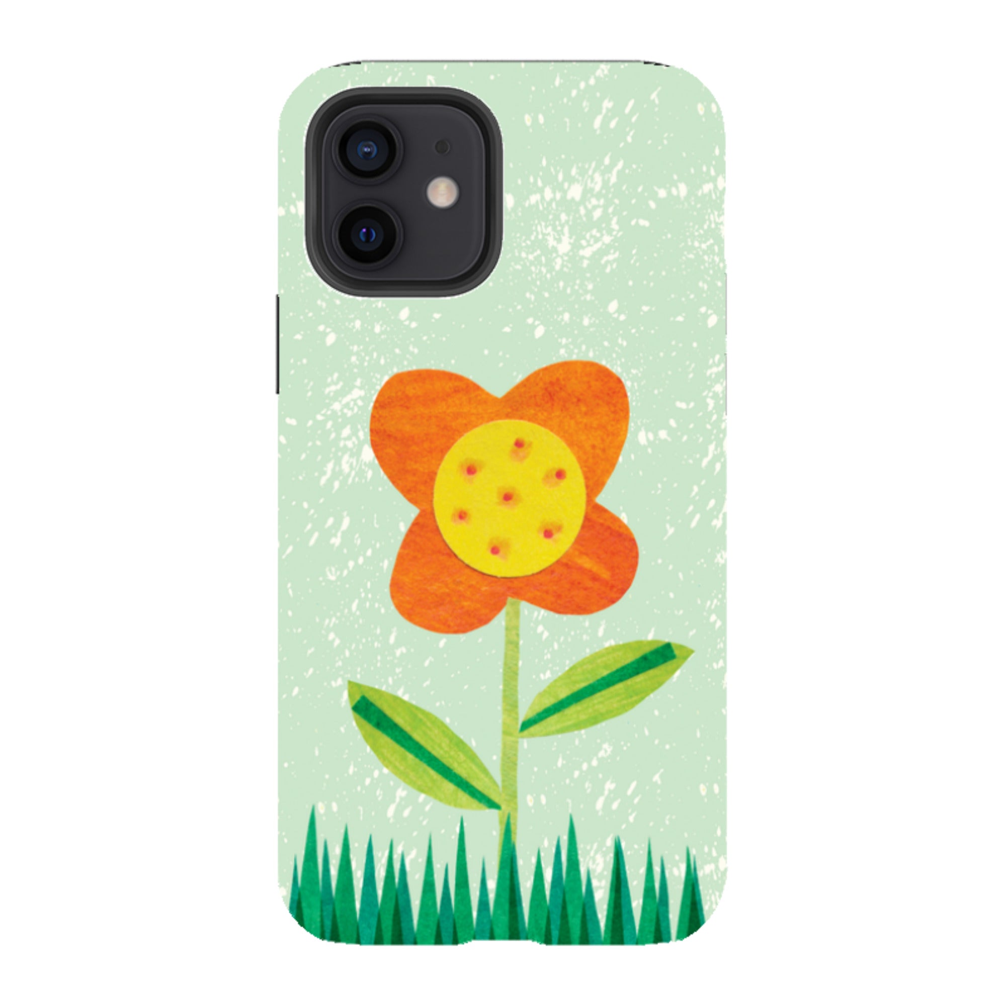 iPhone Tough Case - Orange Flower By Tracey English