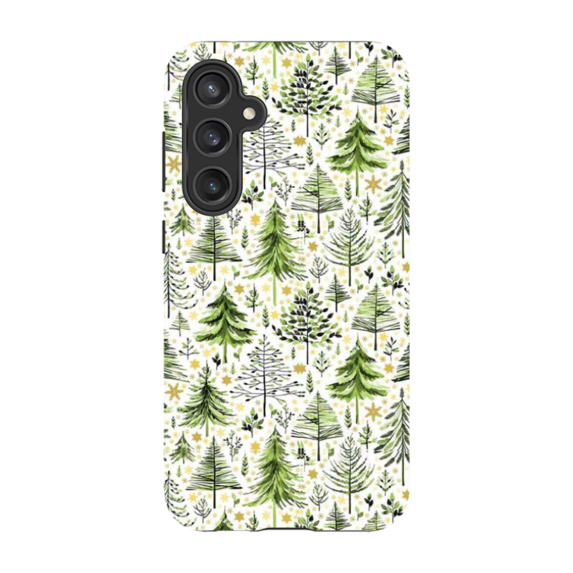 Samsung Tough Case - Green Xmas Trees By Elisabeth Haager