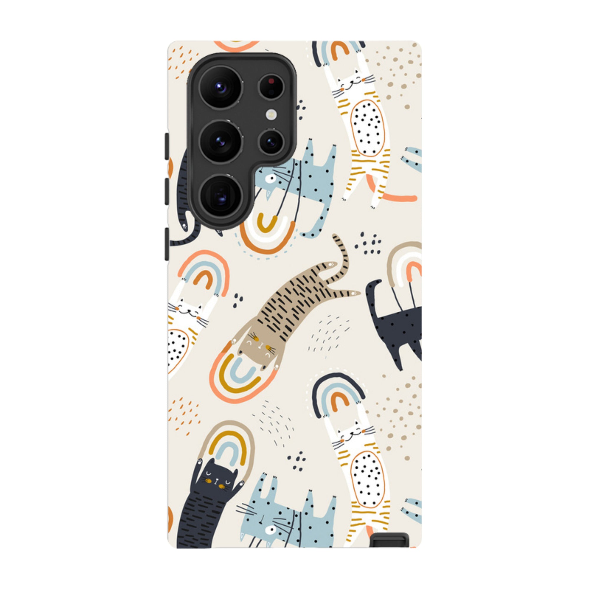 Samsung Tough Case - Rainbow Cats