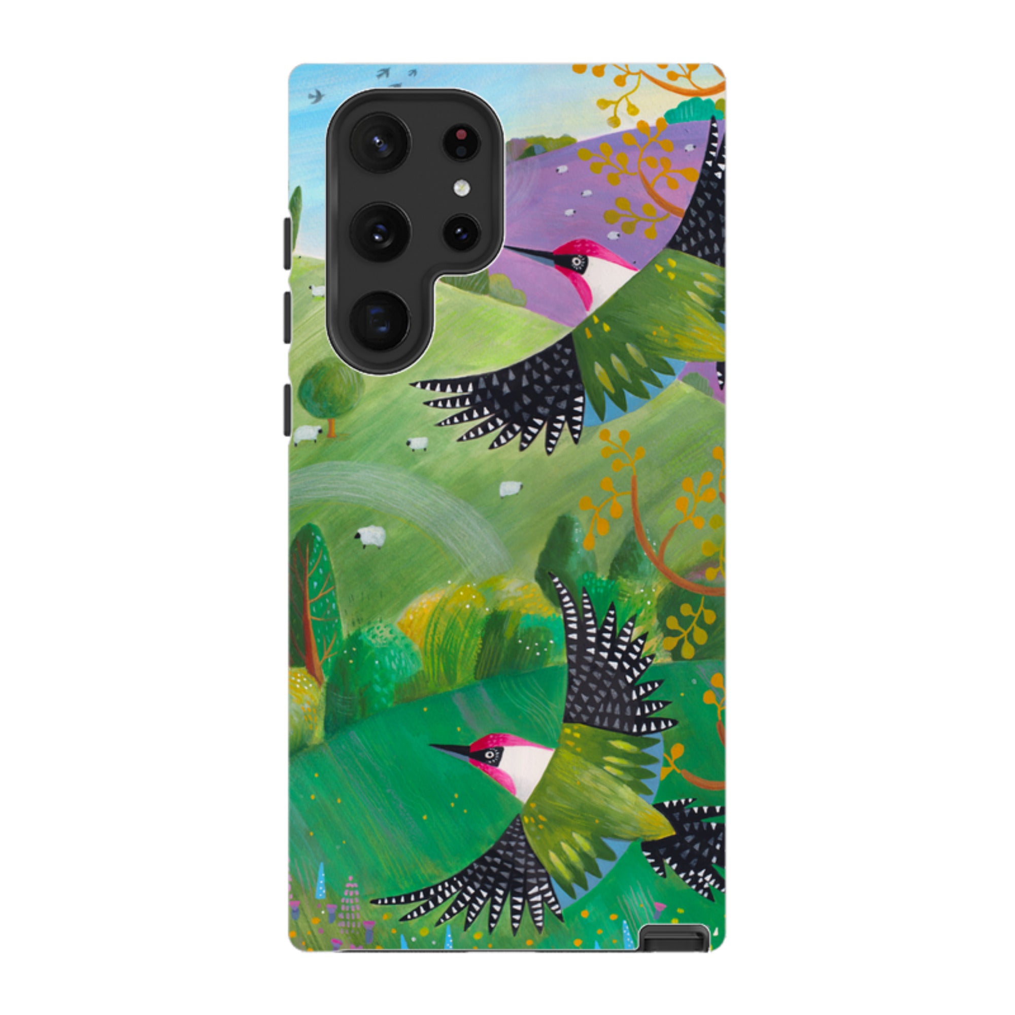 Samsung Tough Case - Woodpeckers By Bex Parkin