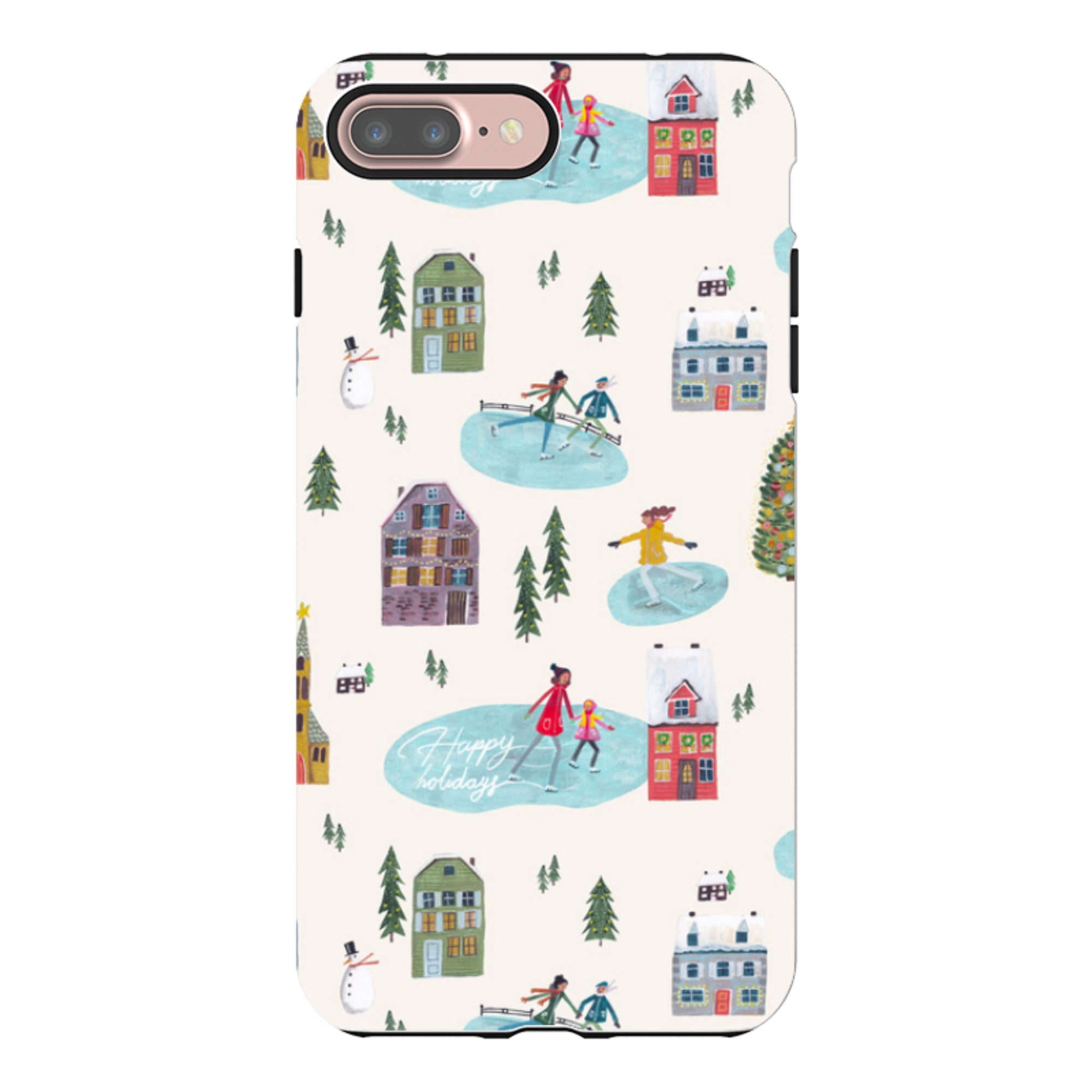 iPhone Tough Case - Happy Holidays By Caroline Bonne Muller