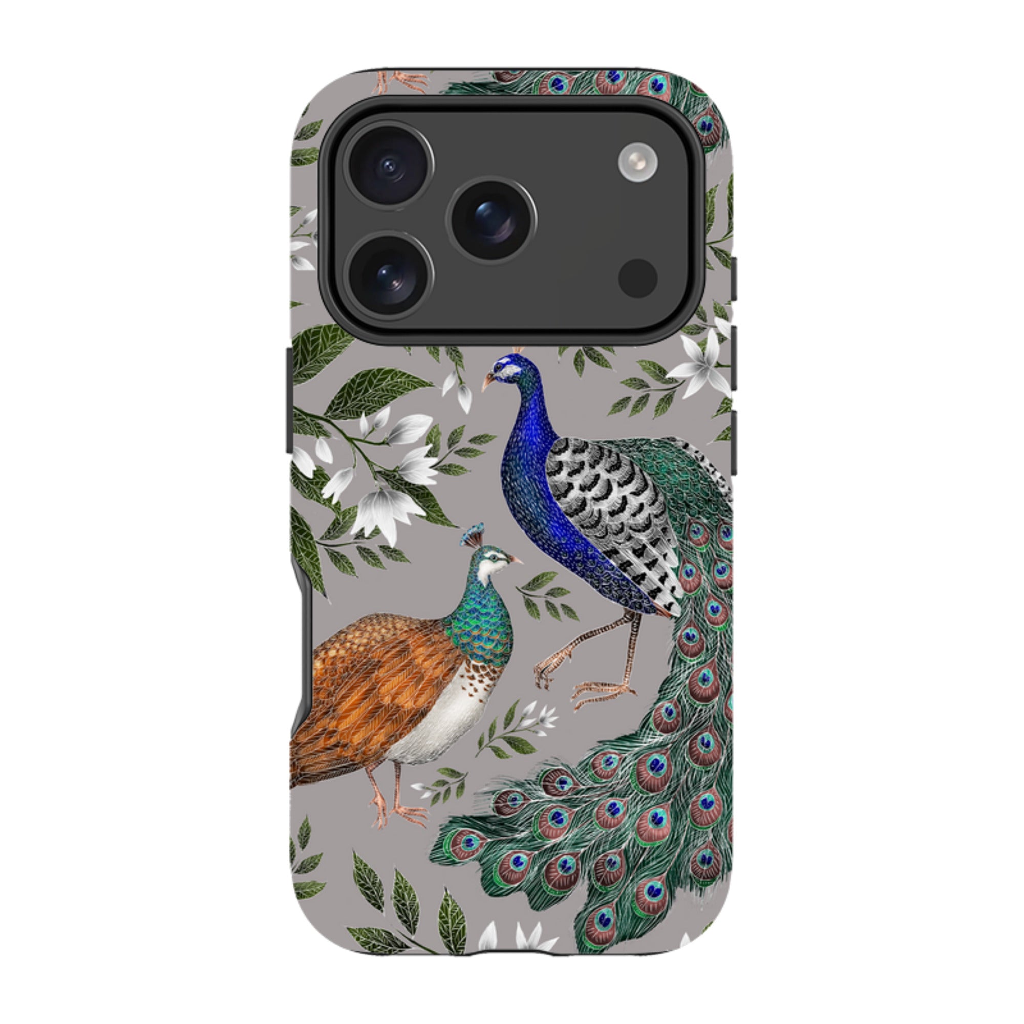iPhone MagSafe Tough Case -  Peahen and Peacock By Catherine Rowe