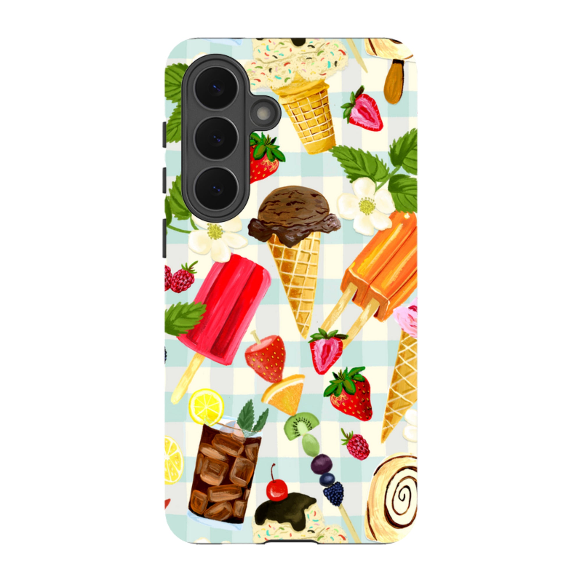Samsung Tough Case - Ice Floral By Abby Jacobs