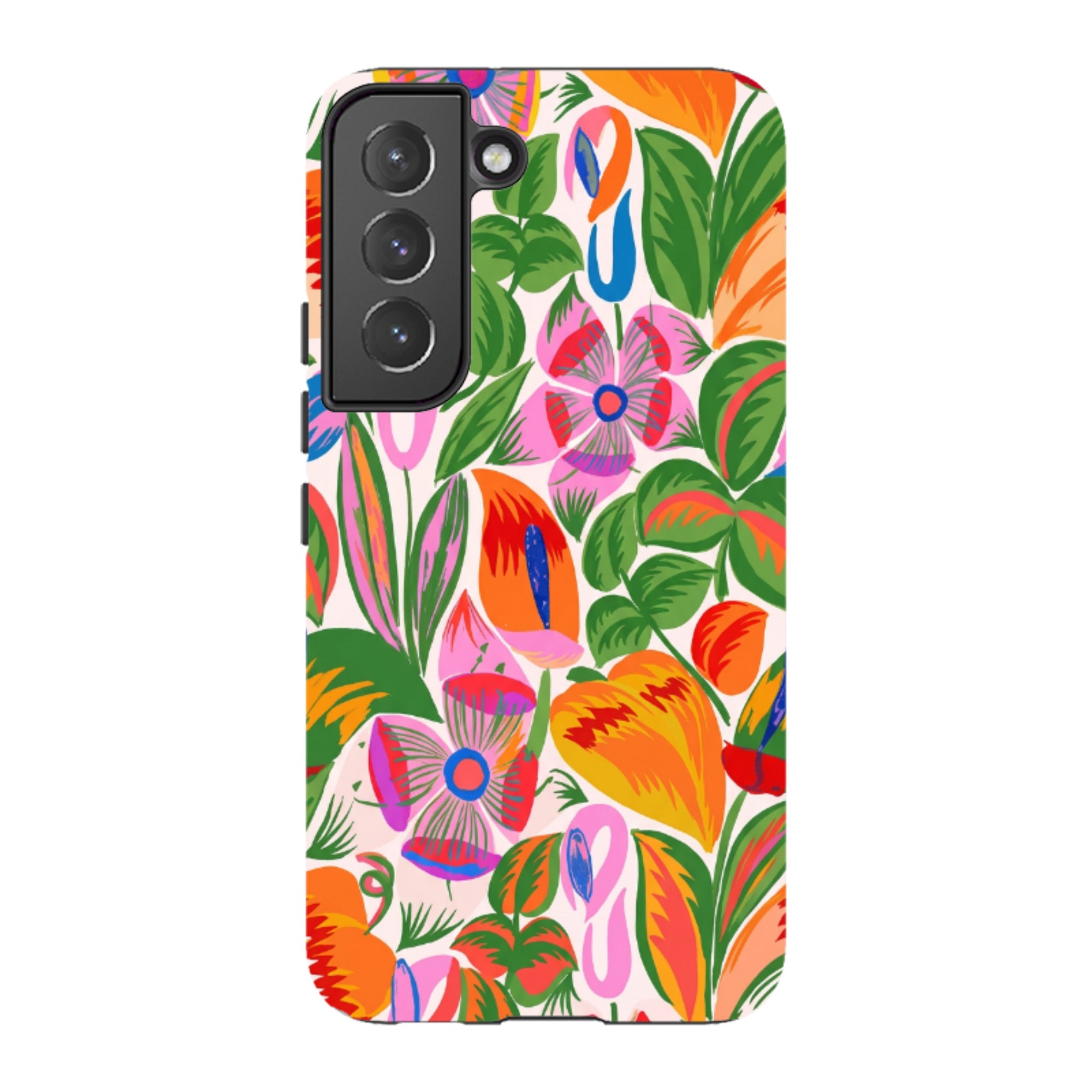 Samsung Tough Case - Vintage Tropical Floral