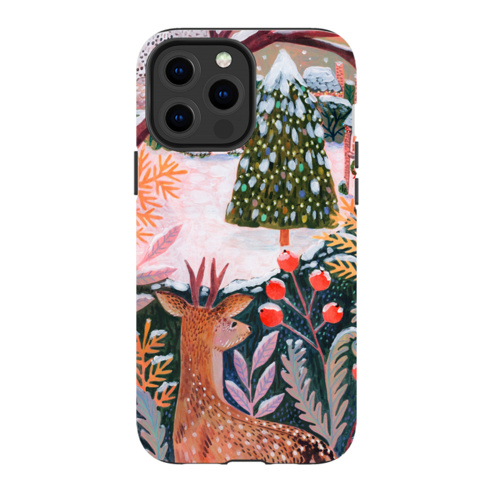 iPhone Tough Case - Deer By Lee Foster Wilson
