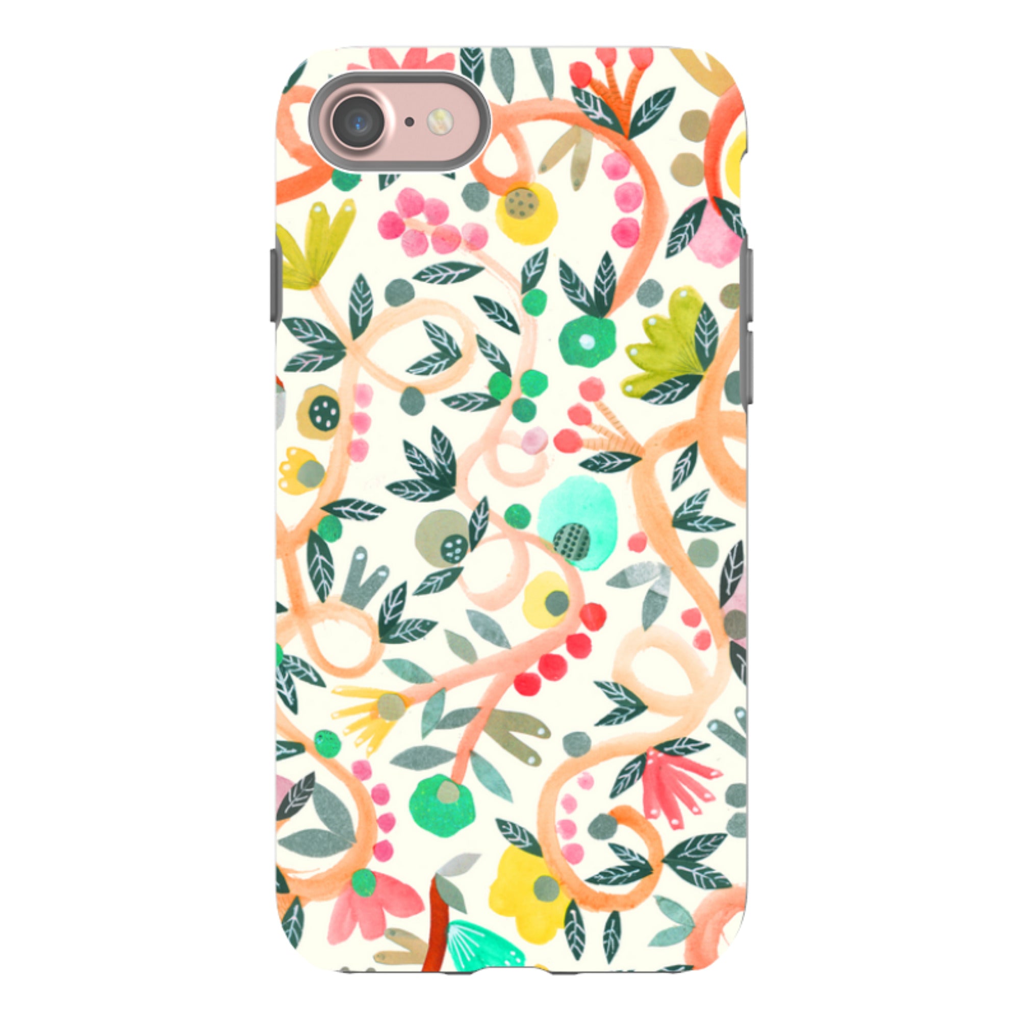 iPhone Tough Case - Floral By Gabriela Larios