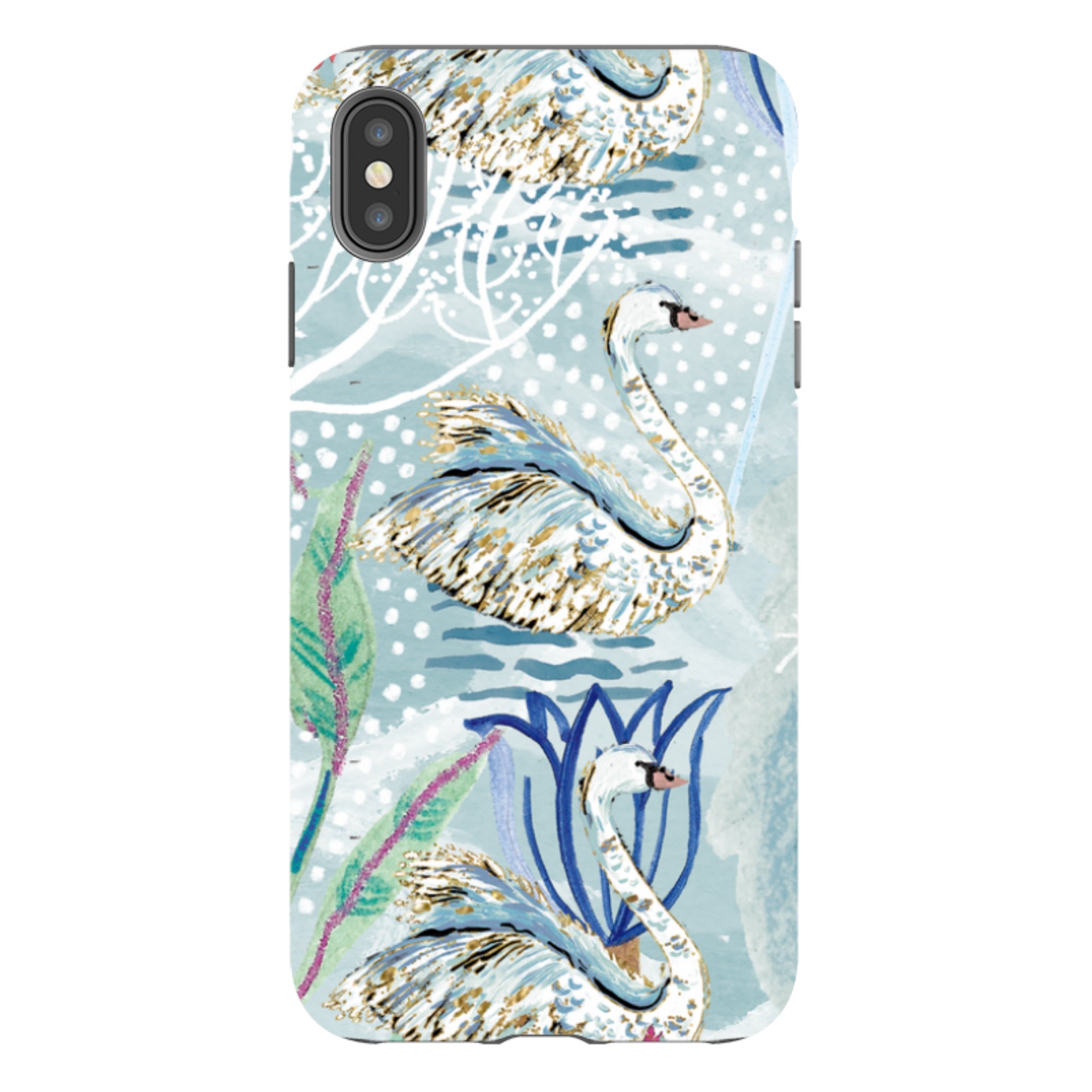 iPhone Tough Case - Seven Swans III By Emma Frances Grant