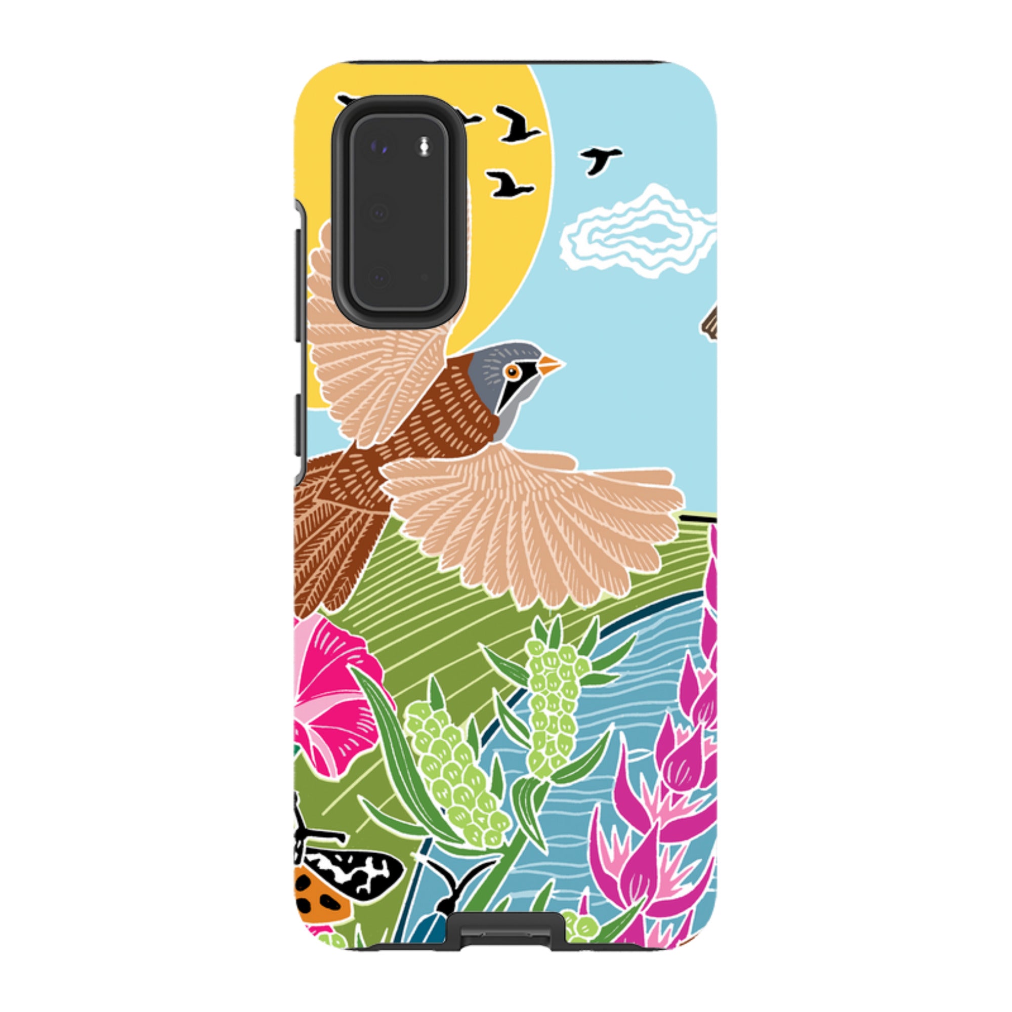 Samsung Tough Case - Bearded Tits By Kate Heiss