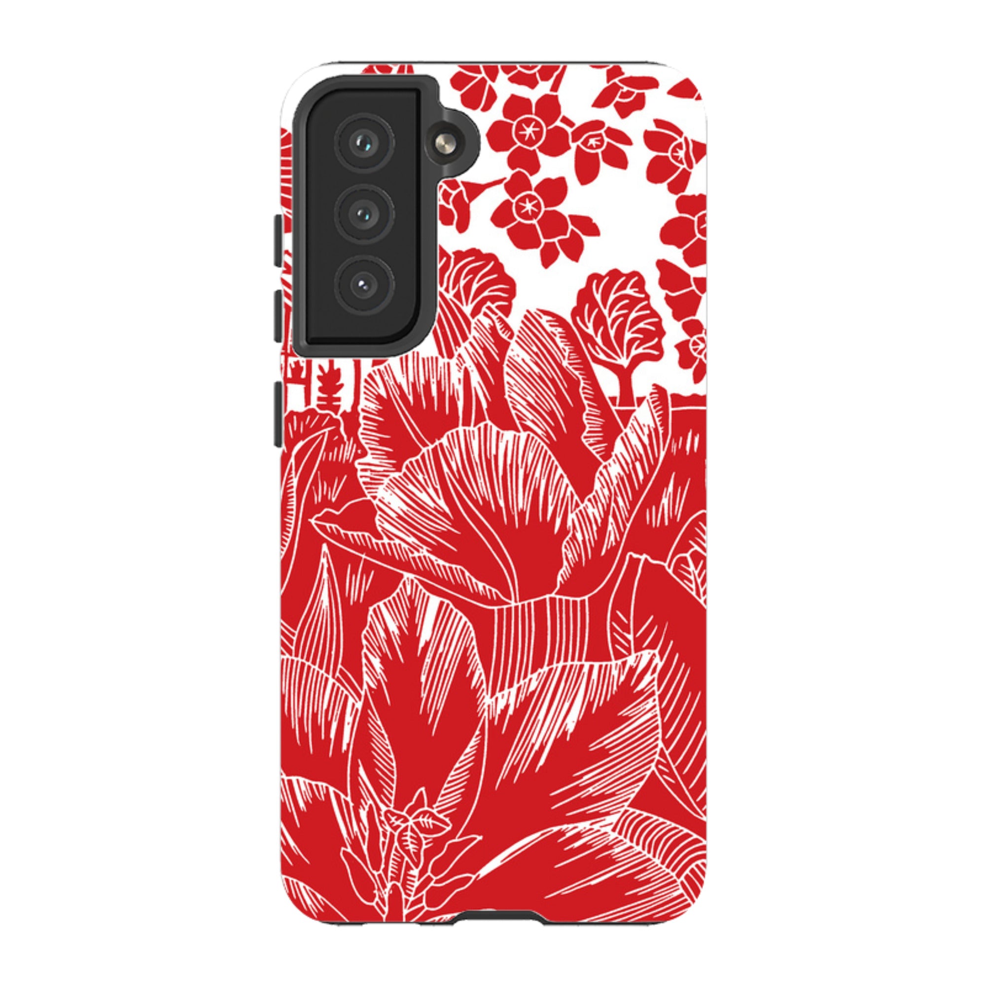 Samsung Tough Case - Tulip Silhouette By Kate Heiss