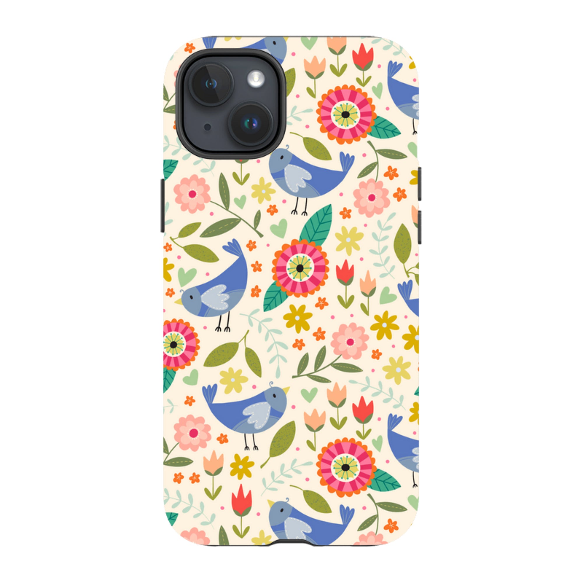iPhone MagSafe Tough Case -  Bird Pattern I By Suzy Taylor