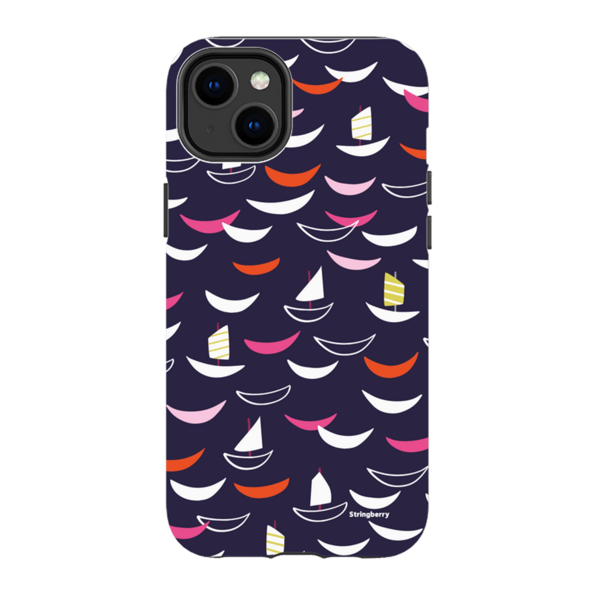 iPhone Tough Case - Little Boats By Ali Brookes