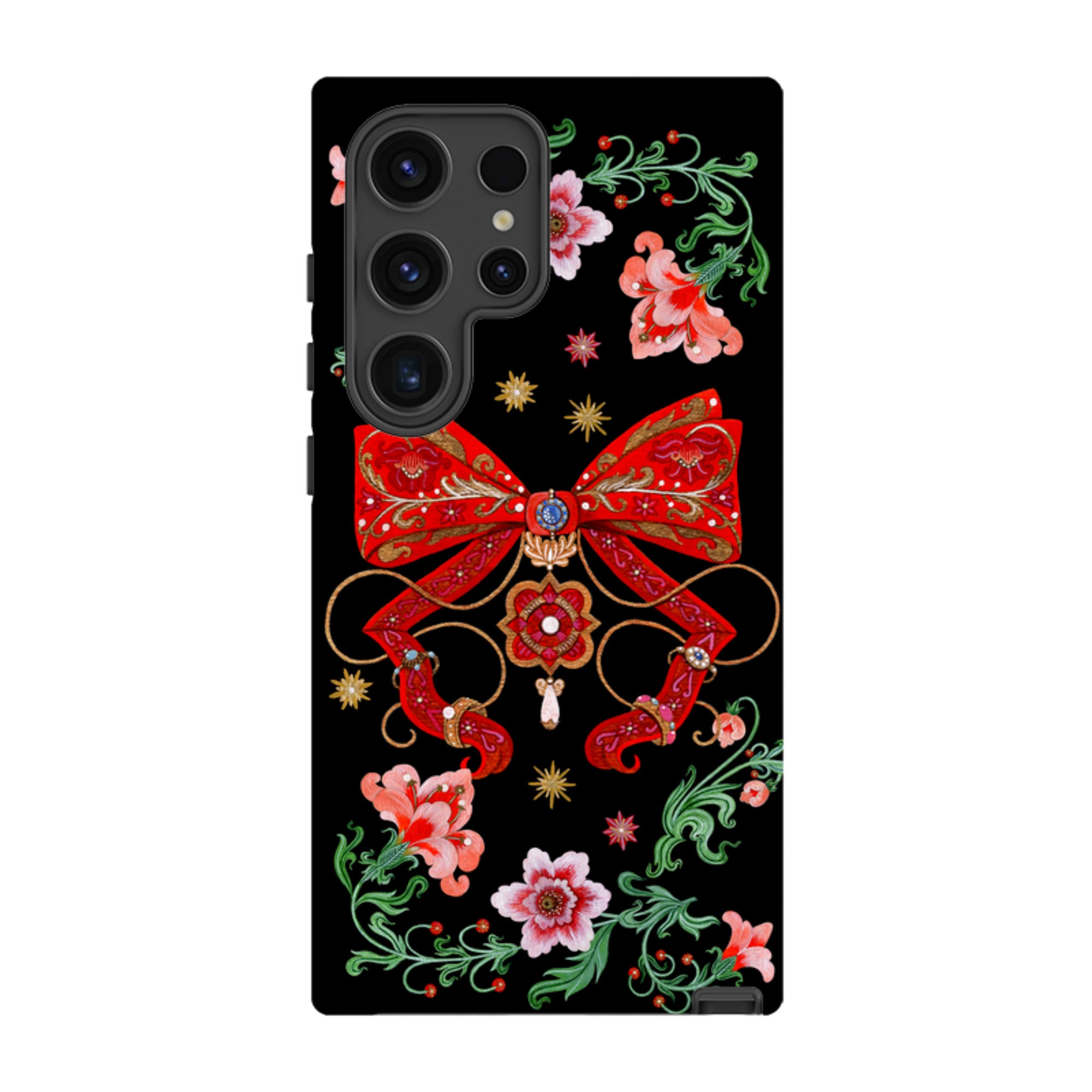 Samsung Tough  Case - Five Gold Ring By Maria Matos