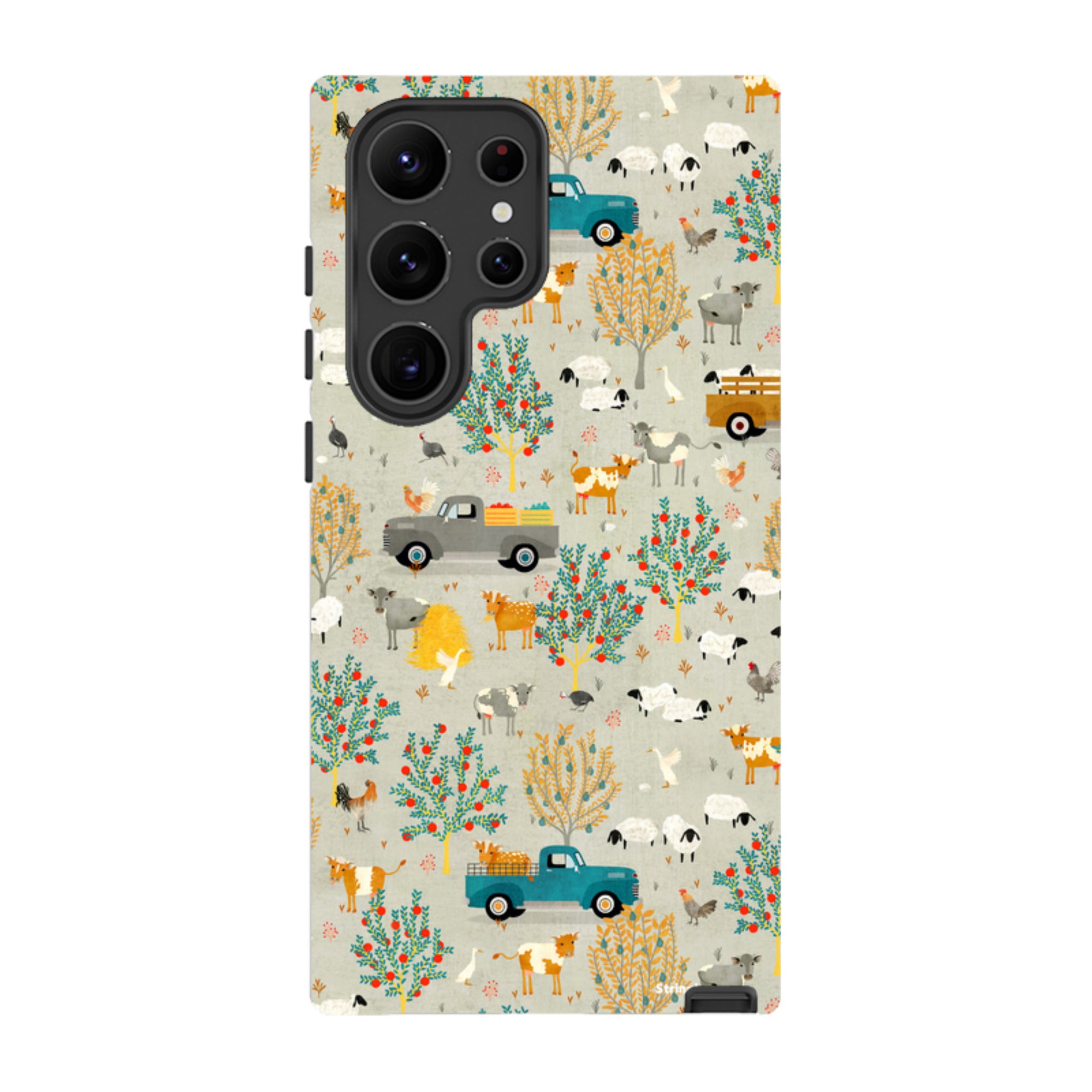 Samsung Tough Case - Farm Life Grey By Katherine Quinn