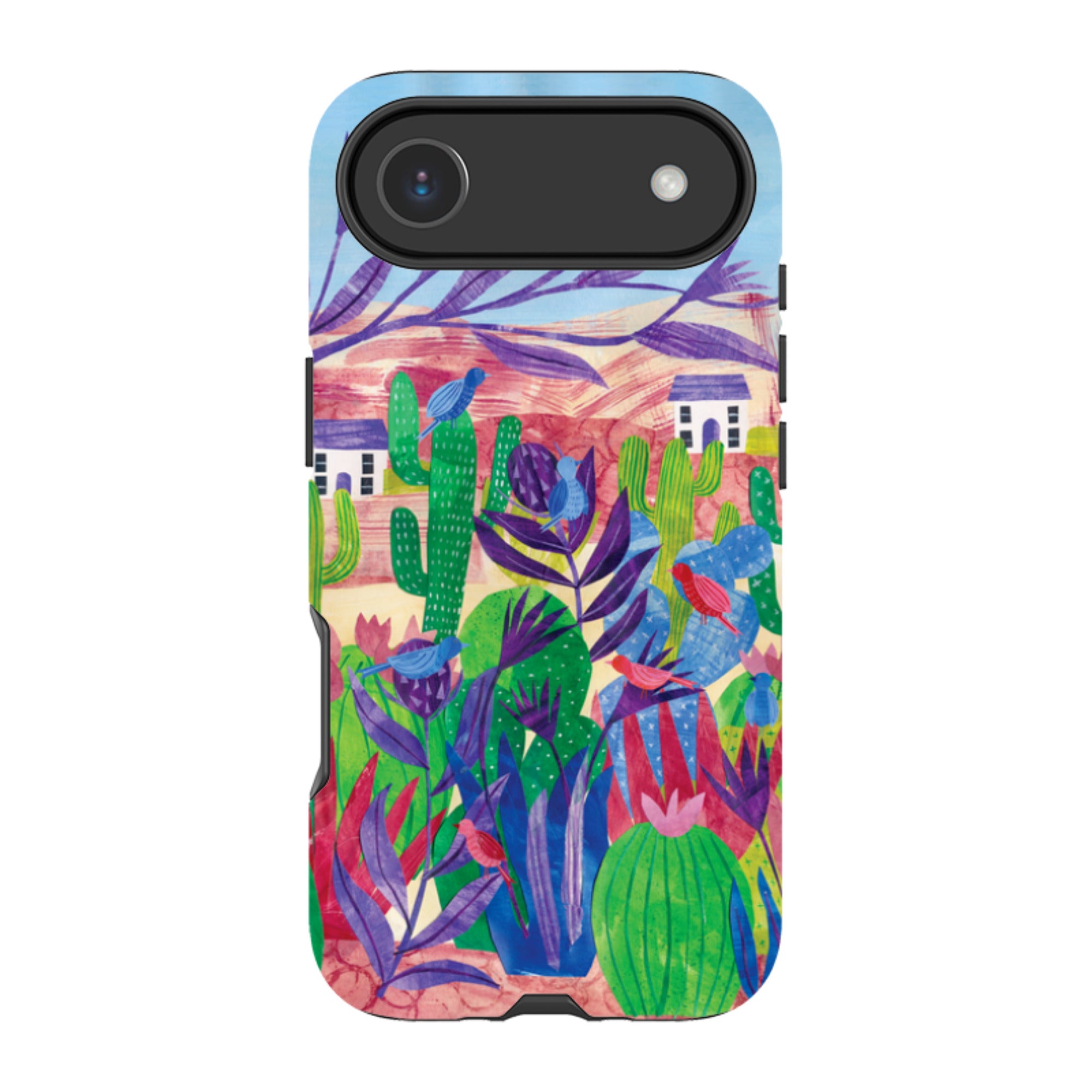 iPhone Tough Case - Desert Cactus By Tracey English