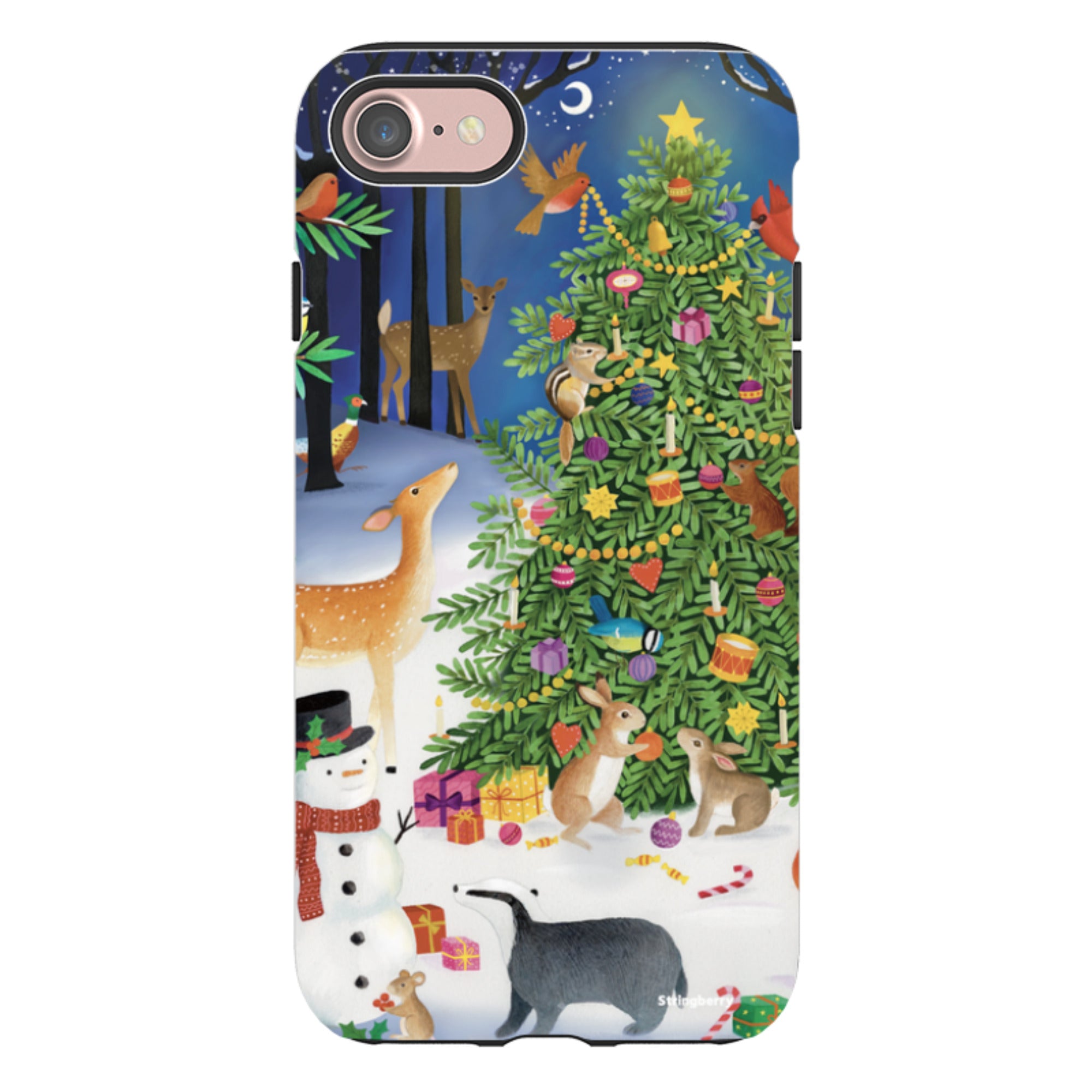 iPhone Tough Case - Xmas Pattern IV By Bex Parkin