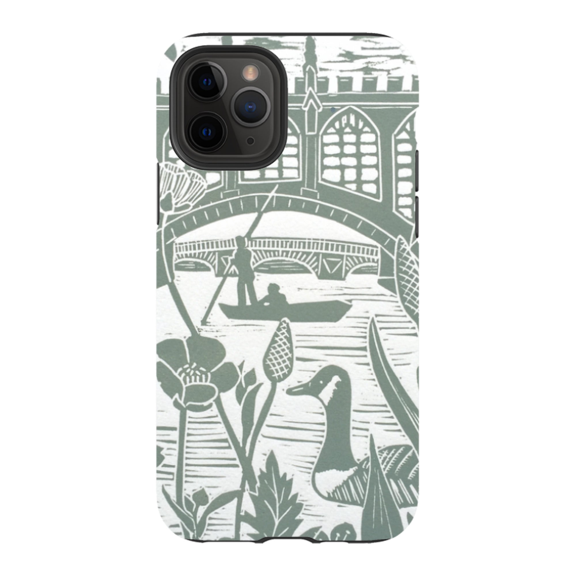 iPhone Tough Case - Punting At Cambridge By Kate Heiss