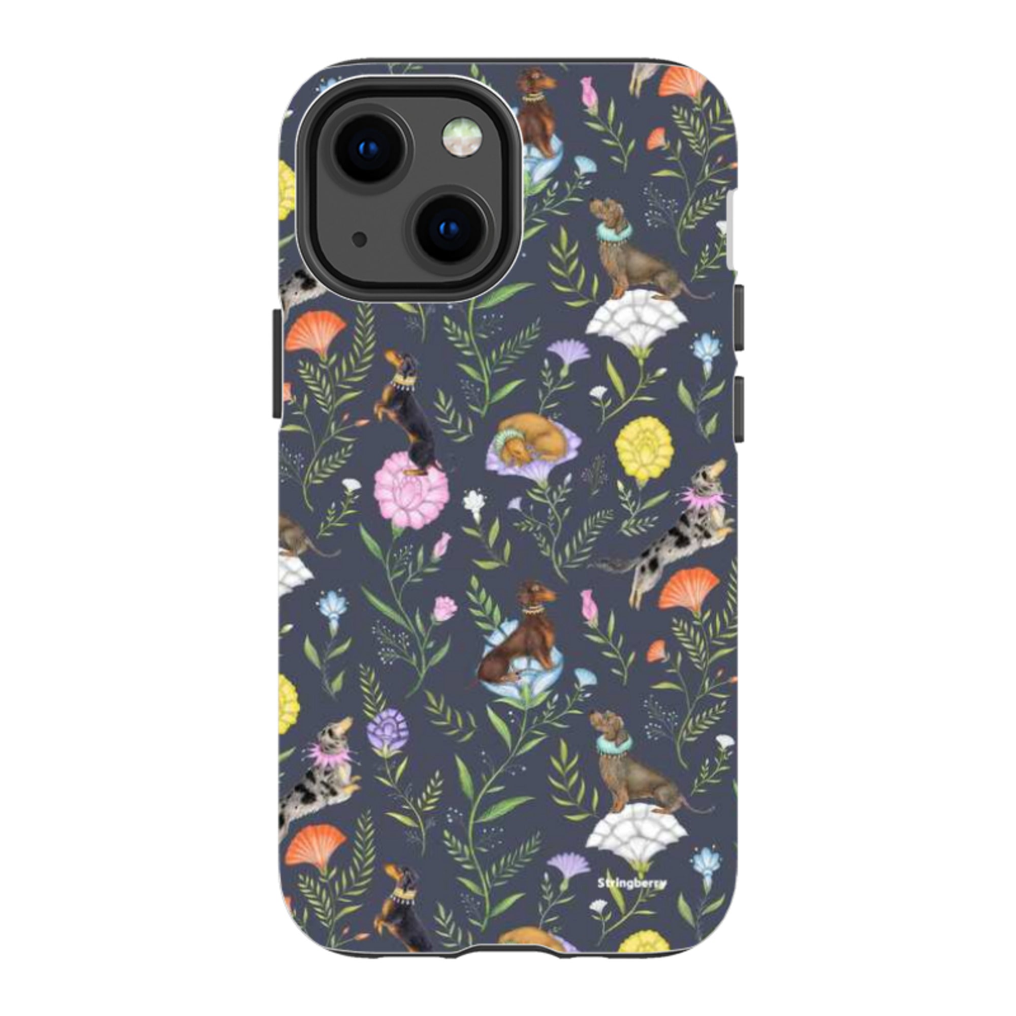 iPhone Tough Case - Doxy Day Afternoon Slate By Catherine Rowe
