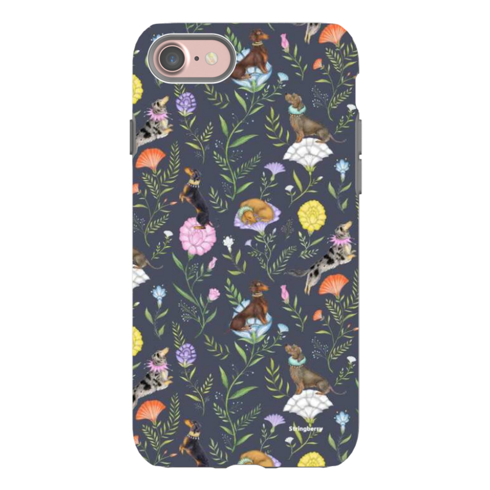 iPhone Tough Case - Doxy Day Afternoon Slate By Catherine Rowe