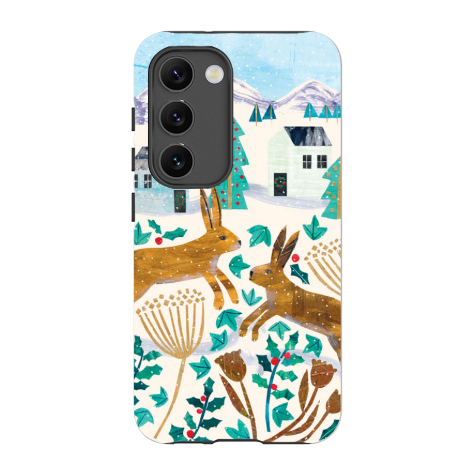 Samsung Tough Case - Xmas Hare By Tracey English
