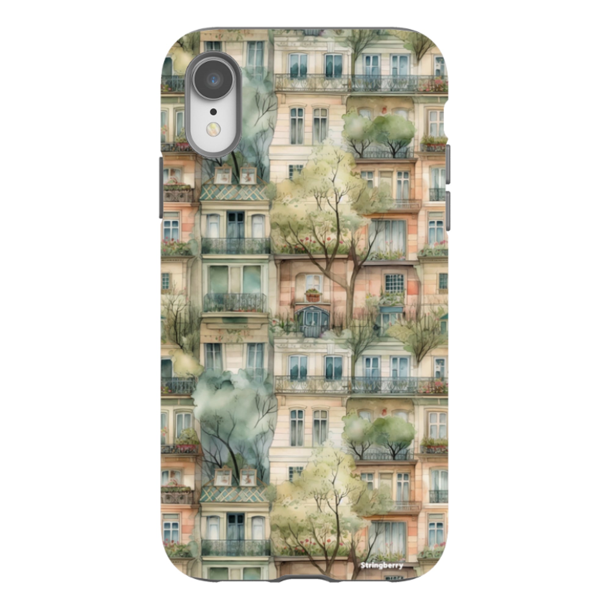 iPhone Tough Case - Montmartre Houses