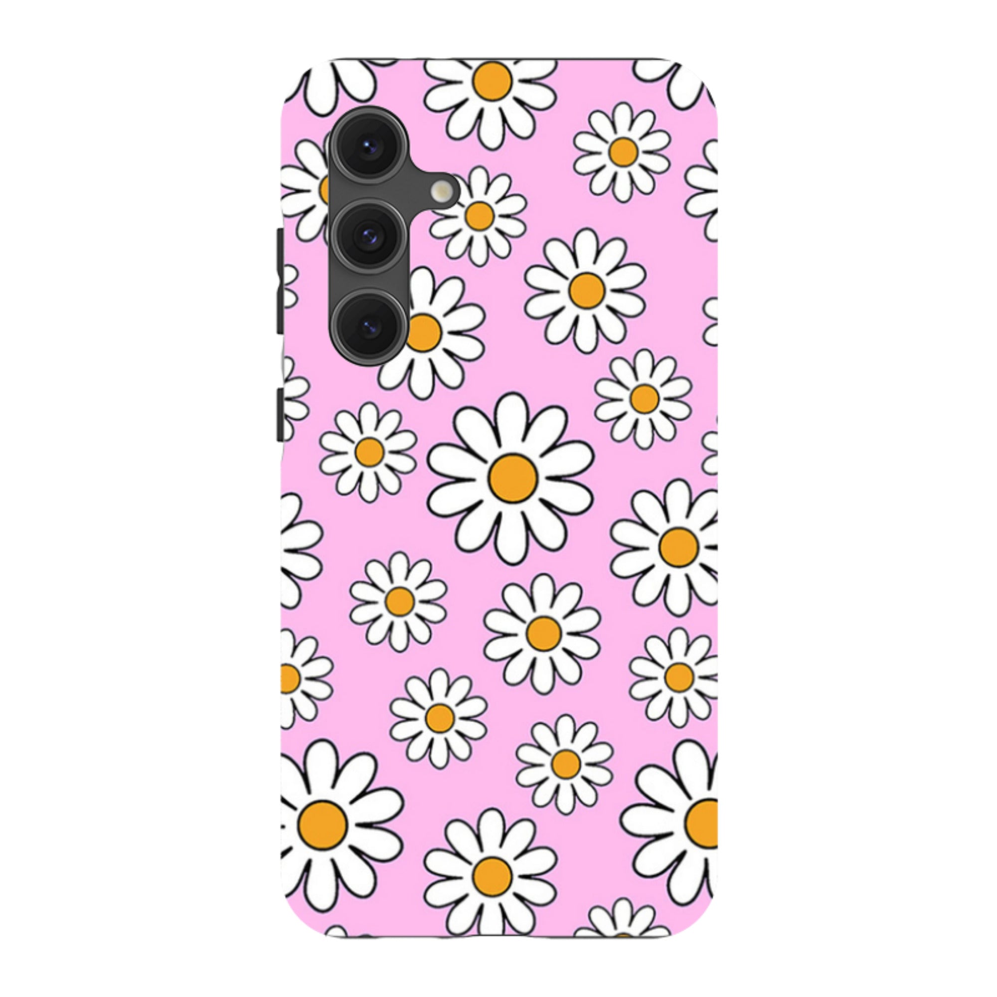 Samsung Tough Case - Pink Daises